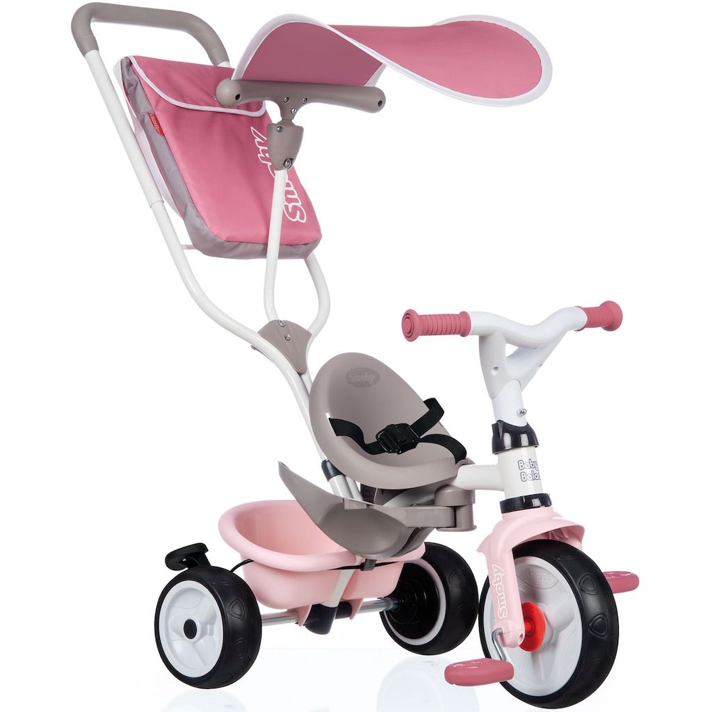 Smoby Dreirad »Baby Balade Plus, rosa«, mit Sonnendach; Made in Europe