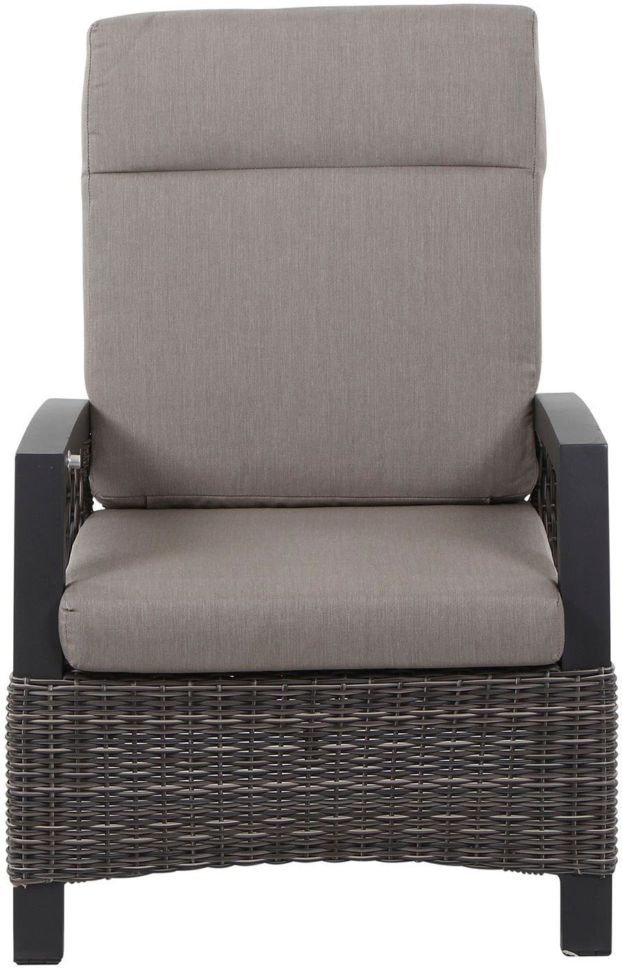 Siena Garden Gartenlounge-Set »Corido«, (Set, 8 tlg.), bestehend aus 2 Sesseln, 1 Bank, 1 Tisch und 4 Auflagen