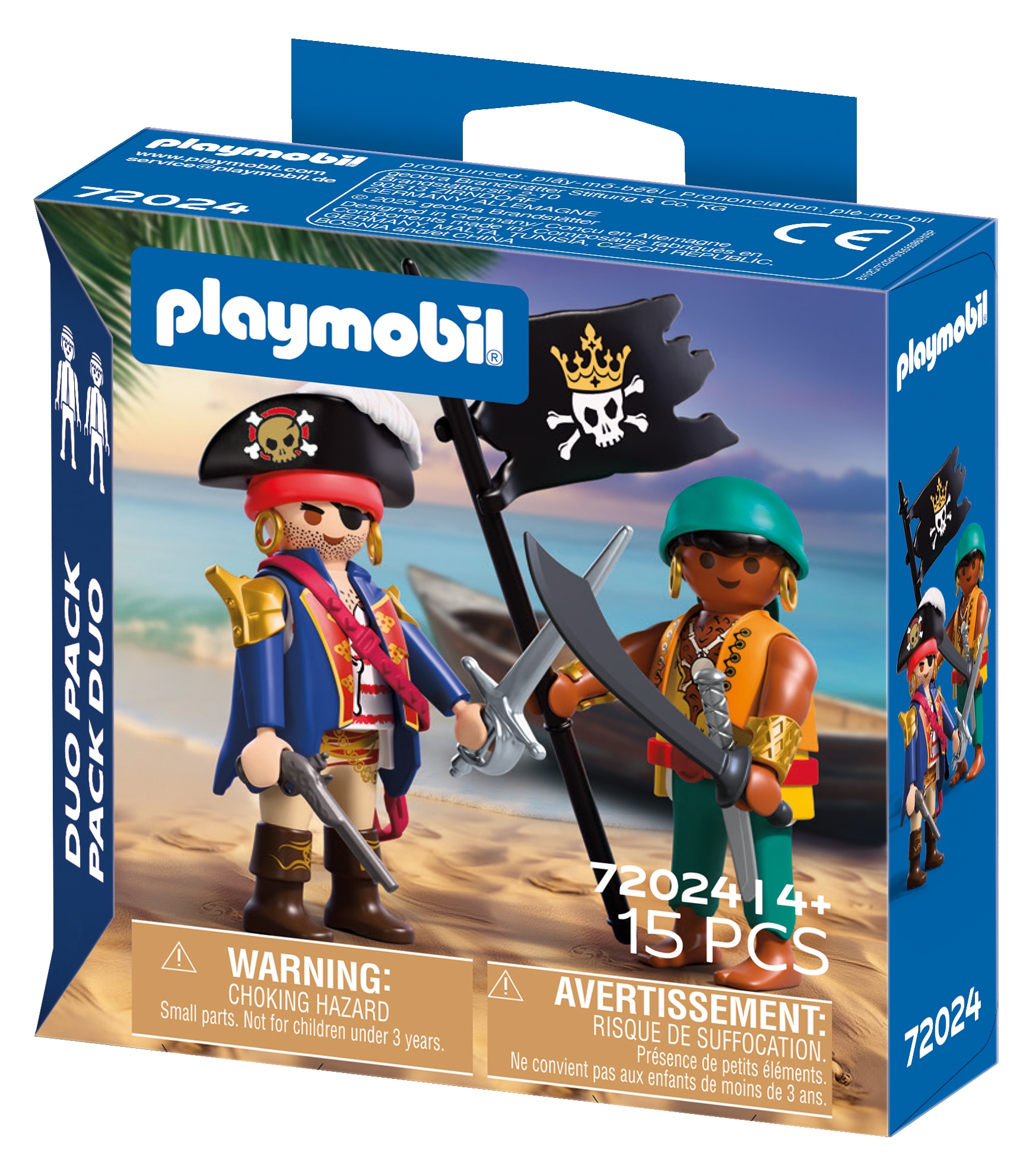 Playmobil® Konstruktions-Spielset »DuoPack Piraten (72024), Pirates«