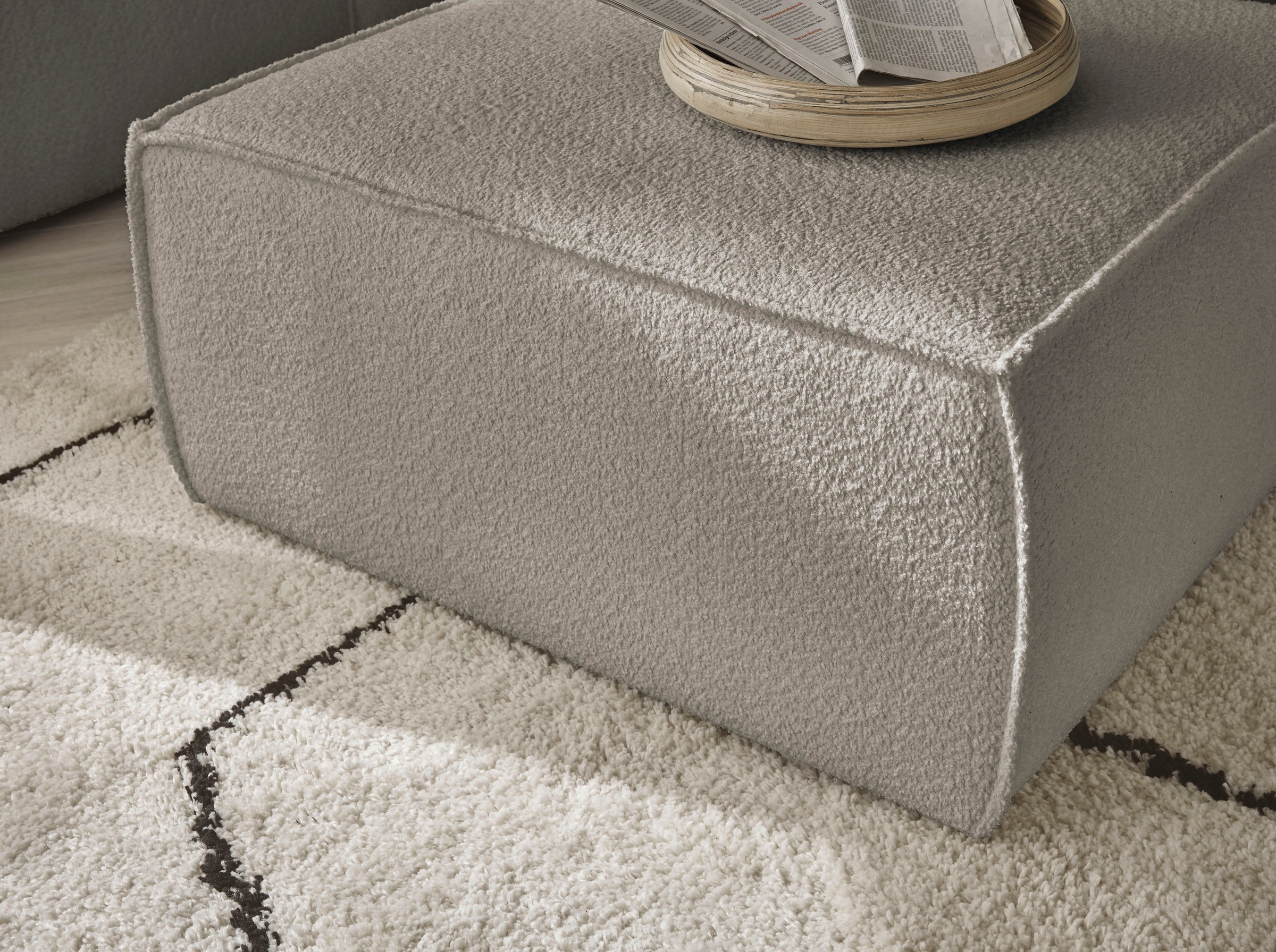 andas Loveseat »Finnley«, (2 St.), Loveseat und Hocker im Set, passend zur Polster-Serie Finnley