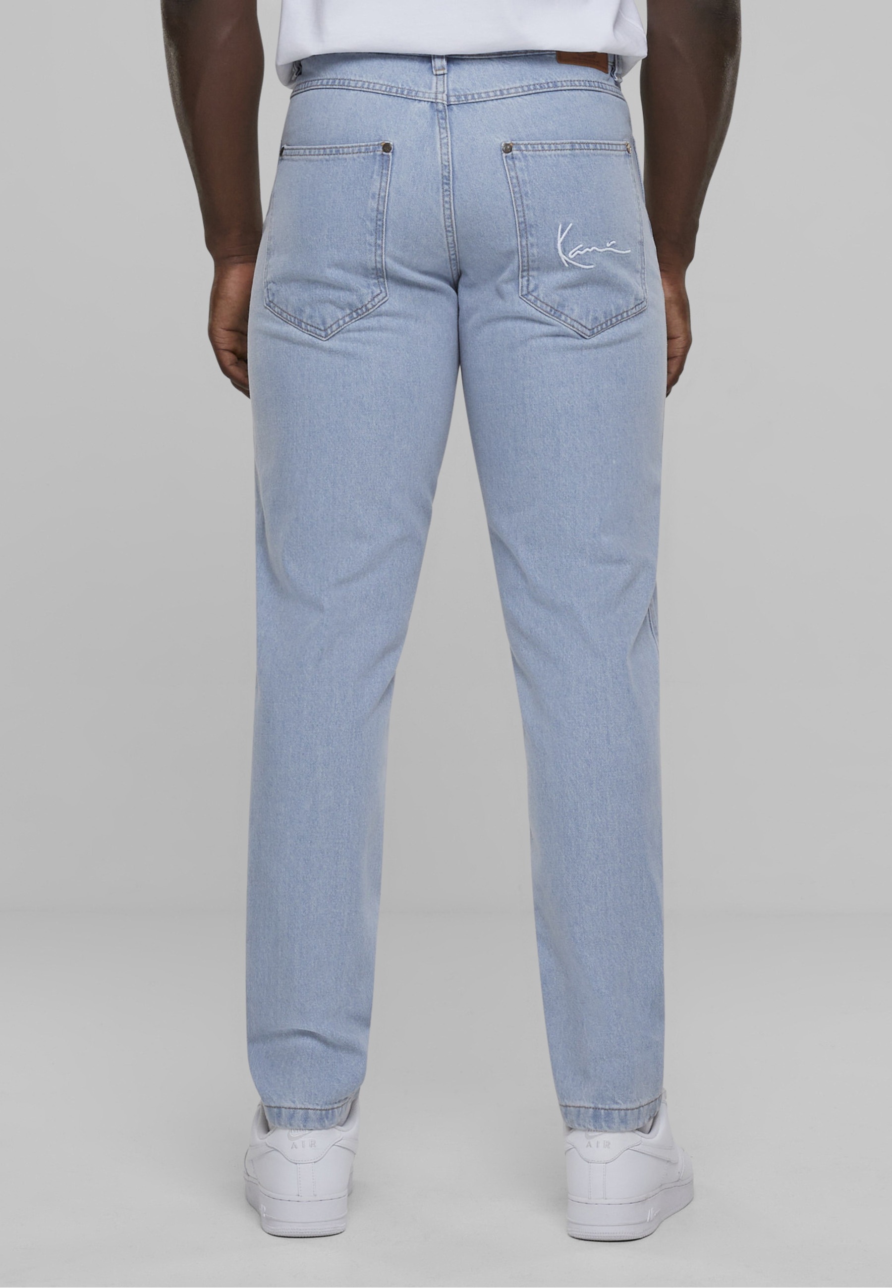 Karl Kani Bequeme Jeans »Karl Kani Herren KK Small Signature Tapered Five Pocket Denim«