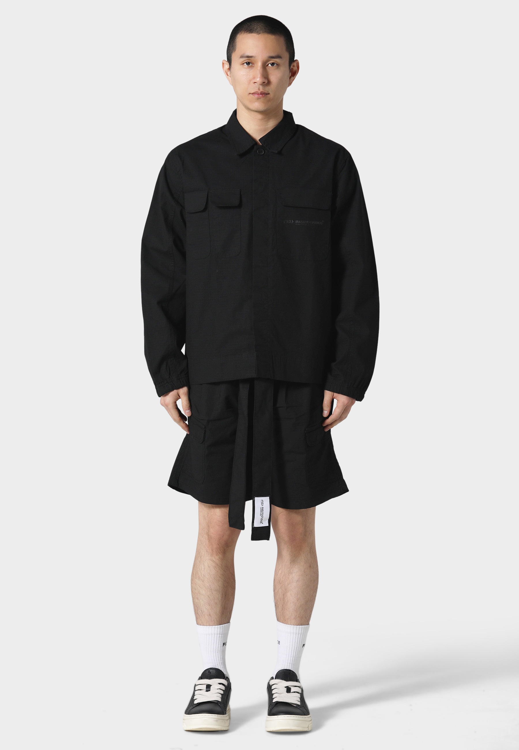 Irasuto Studios Cargoshorts »Irasuto Studios RIP STOP PLEATED SHORTS«
