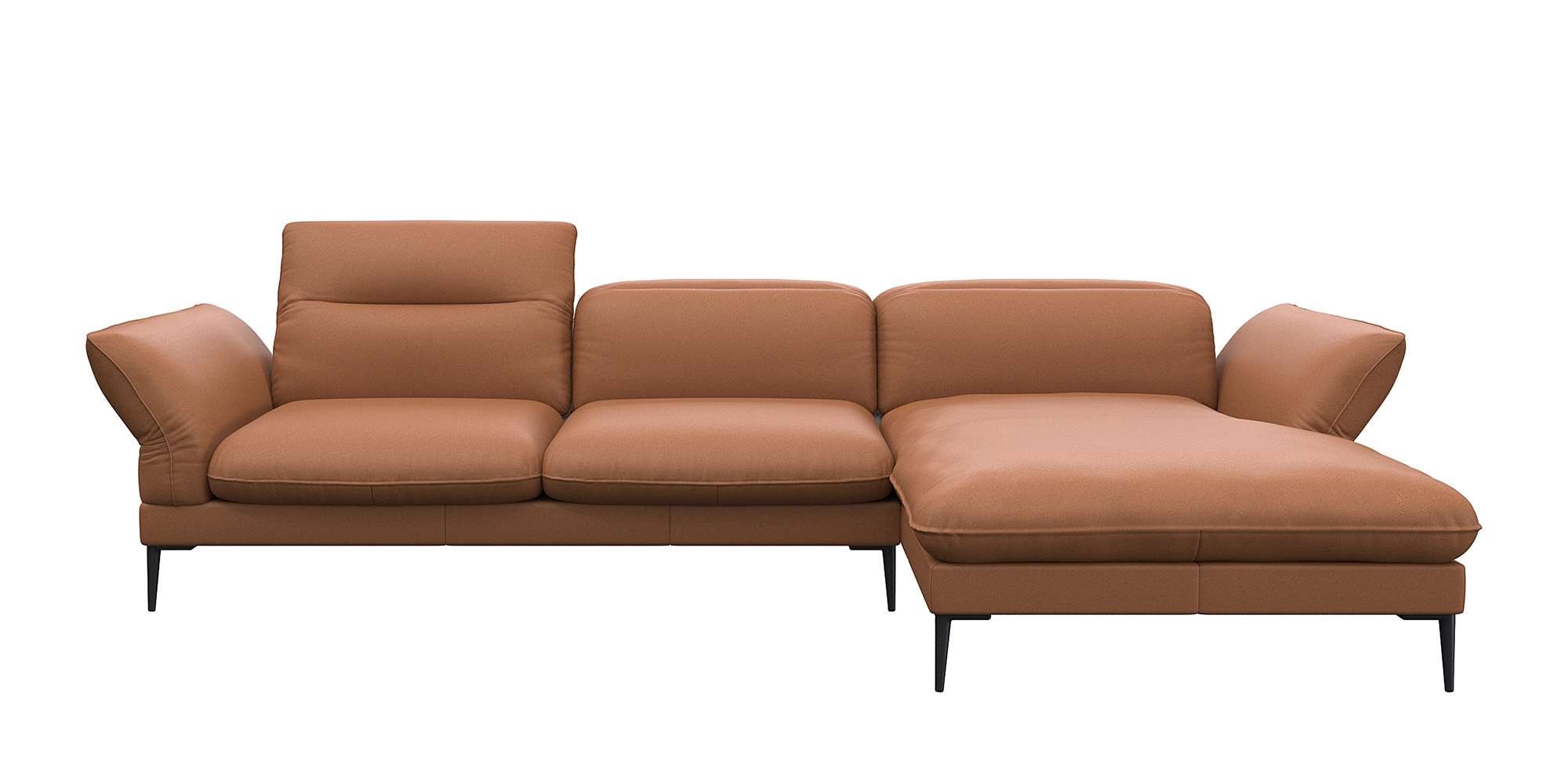 FLEXLUX Ecksofa "Salino, Funktionssofa mit Recamiere, Relaxsofa, Ecksofa", günstig online kaufen