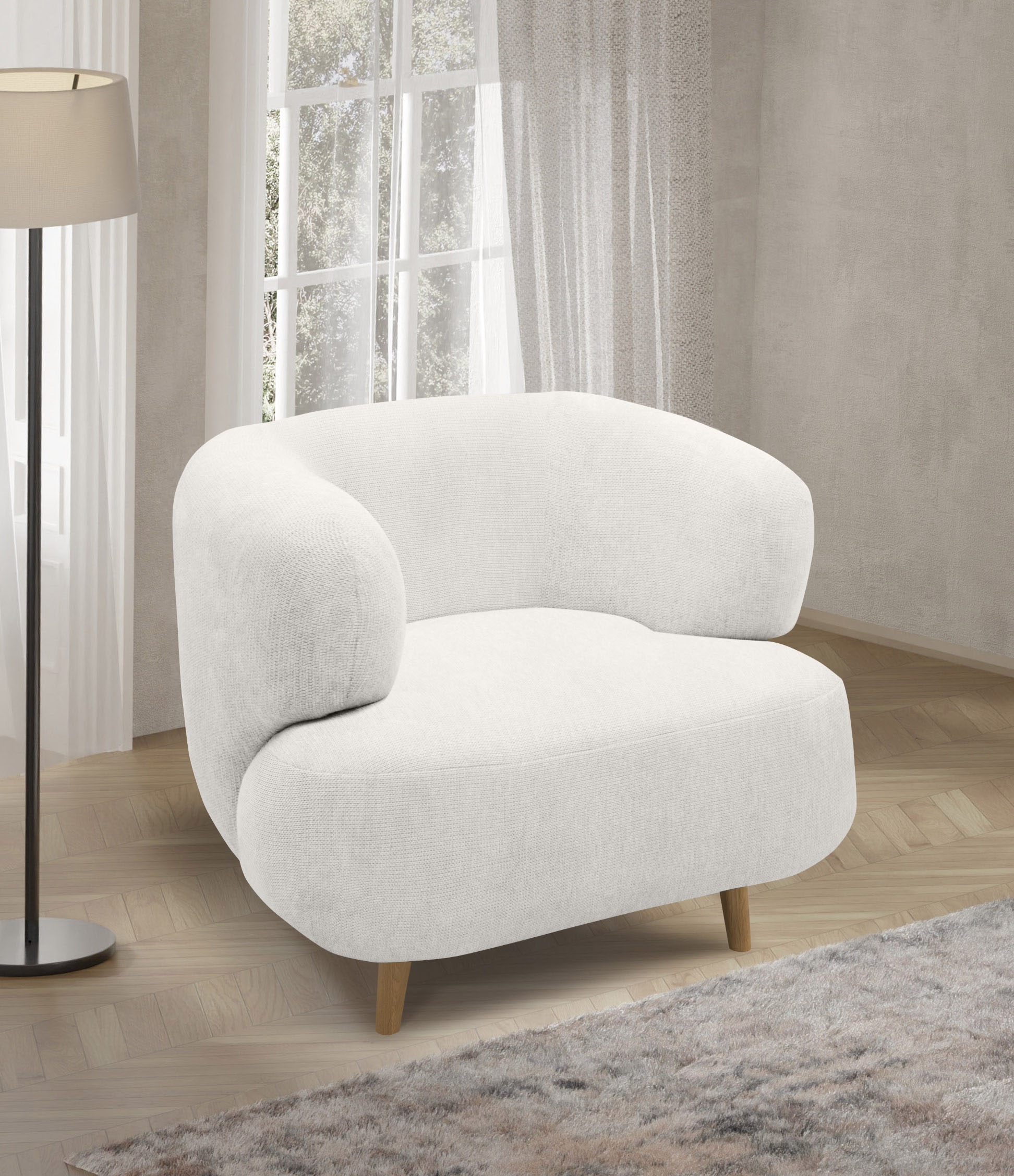 Home affaire Sessel "Tistam" Formschöner Polstersessel, perfektes Einzelstü günstig online kaufen