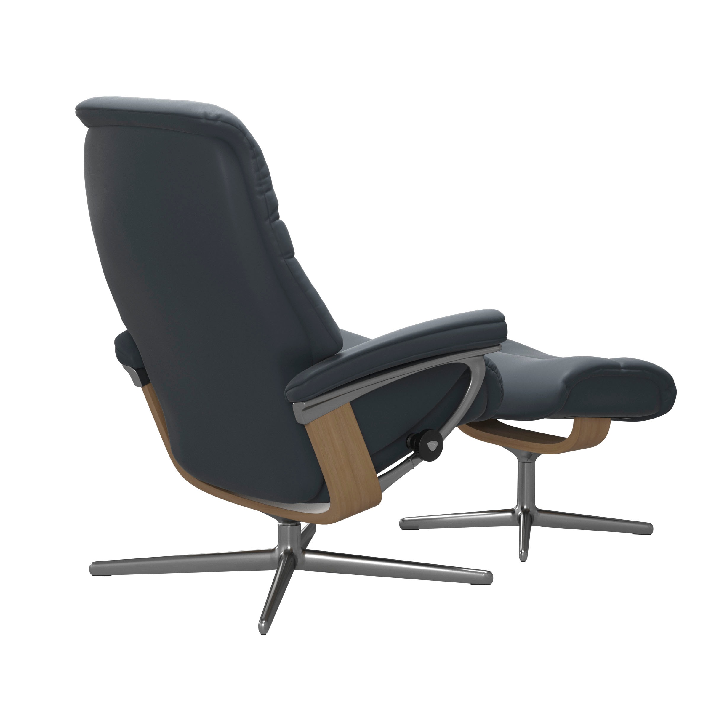 Stressless® Fußhocker »Sunrise«, mit Cross Base, Größe S, M & L, Holzakzent Eiche