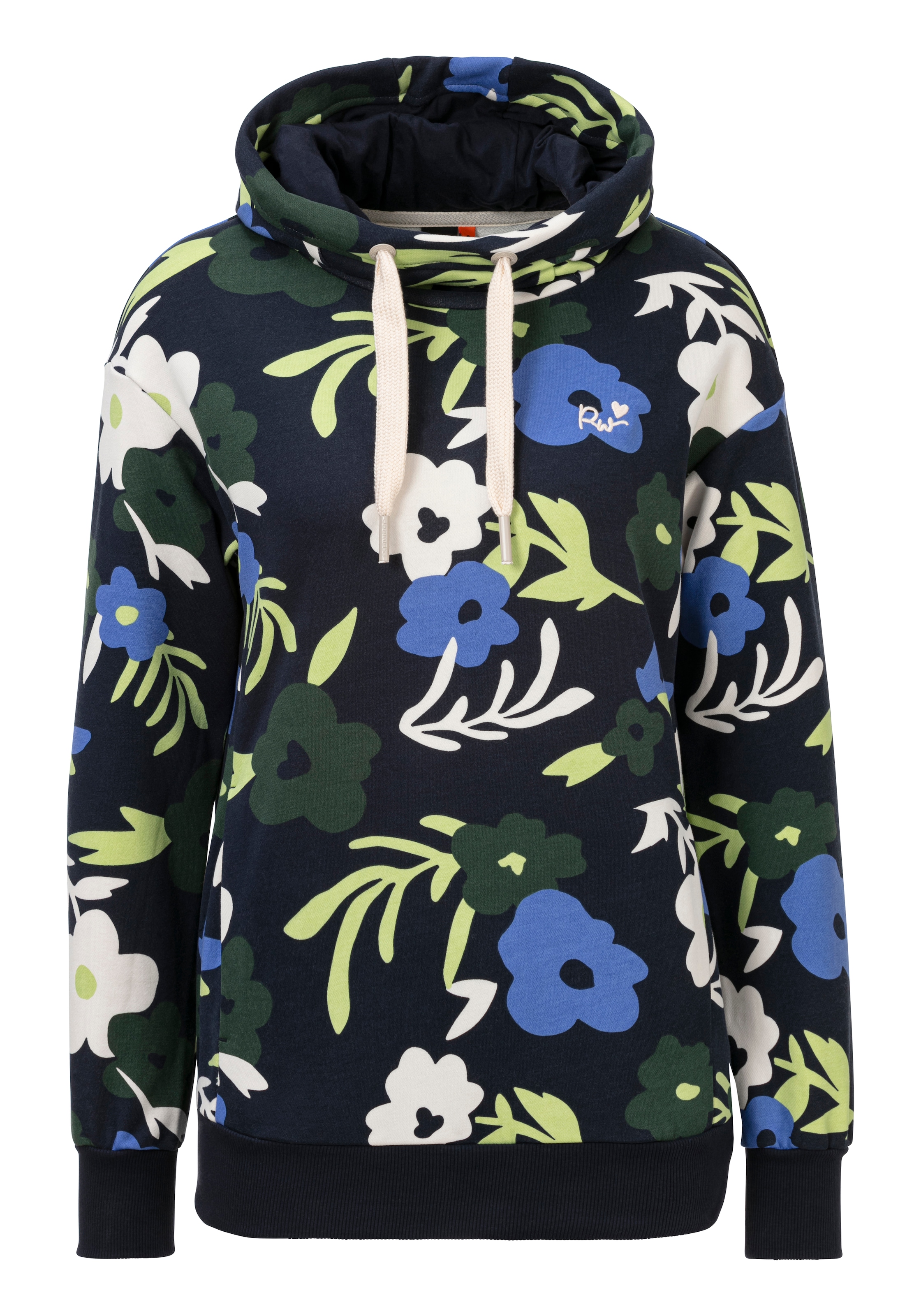 Ragwear Kapuzensweatshirt "YODIS PRINT", floraler Allover Print