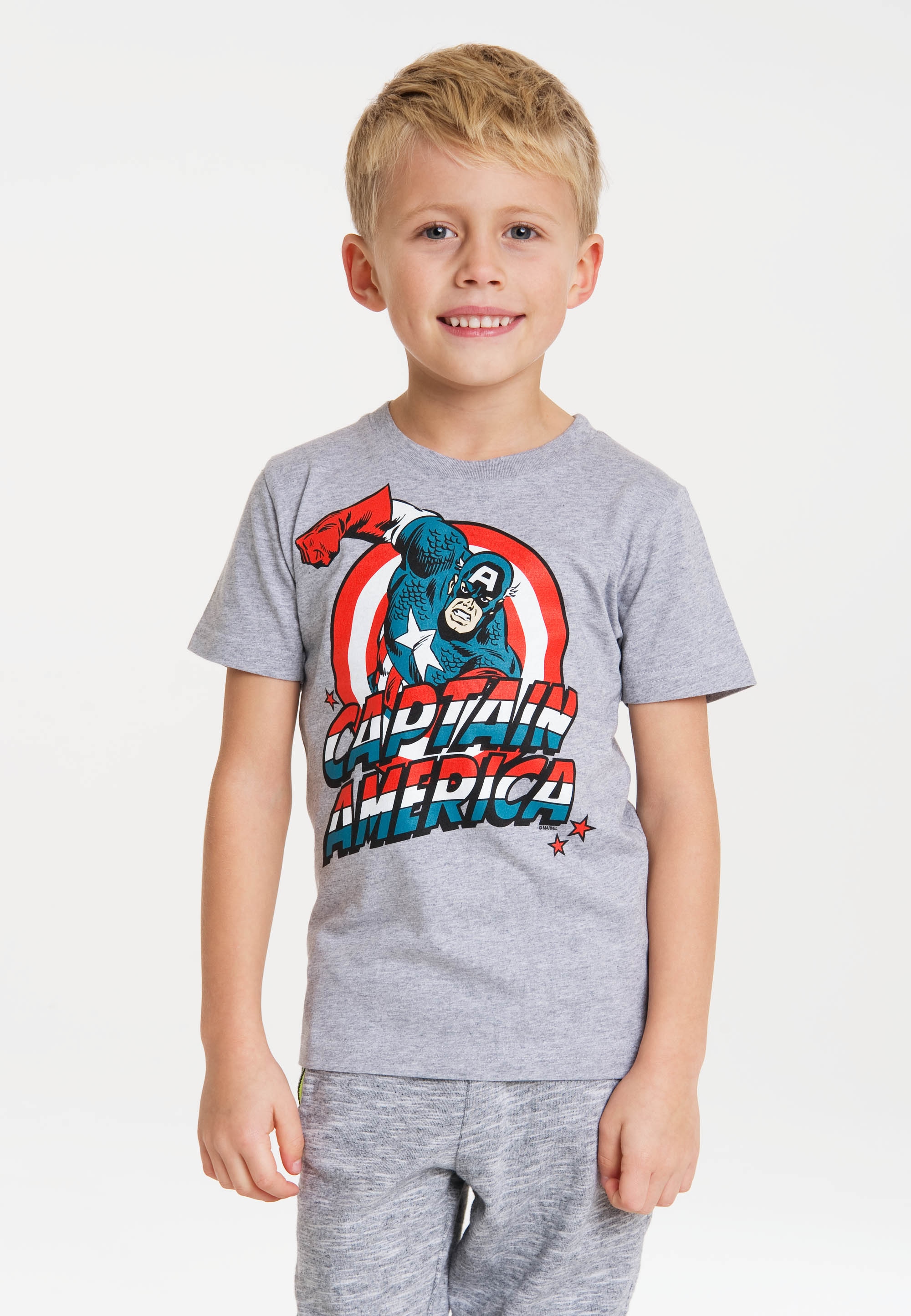 T-Shirt »Captain America«, mit großem Marvel-Frontprint