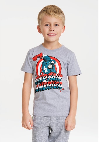 Logoshirt Marškinėliai »Captain America«