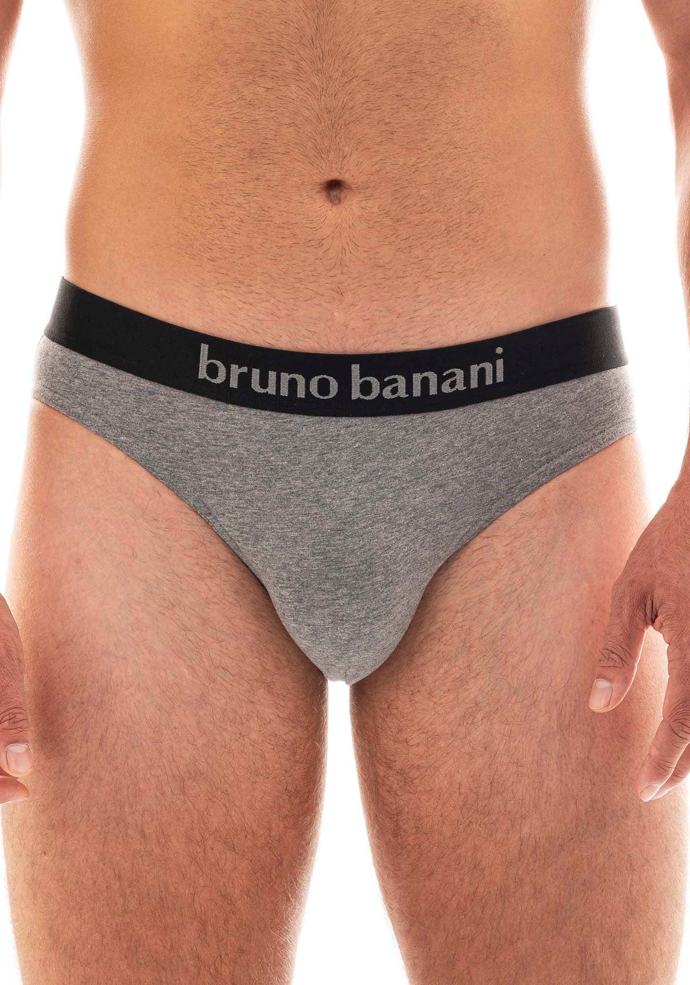 Bruno Banani Slip »Flowing«, (Packung, 2er-Pack), mit Logobund