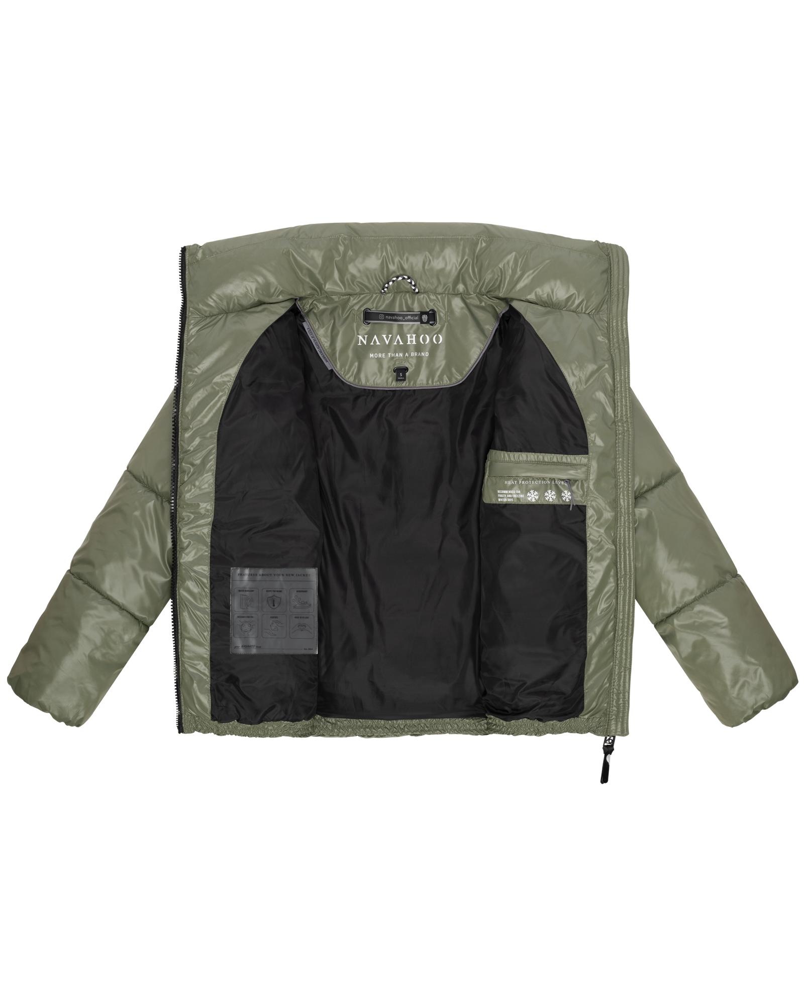 Navahoo Kurzjacke »Eispracht 14«, ohne Kapuze, Kurze gesteppte Damen Winterjacke