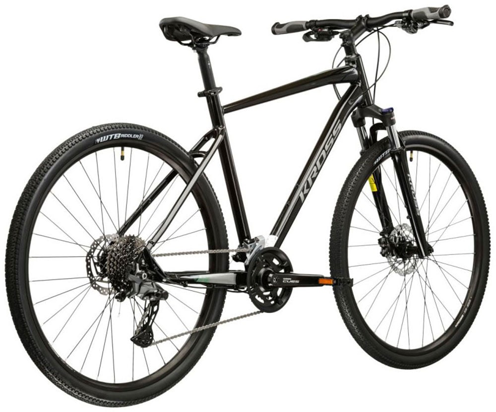 Kross Crossrad »Crossrad Damen 28" Evado 7.0 schwarz 20 Gänge« 20 Gang Shimano CUES U6020 Schaltwerk Kettenschaltung