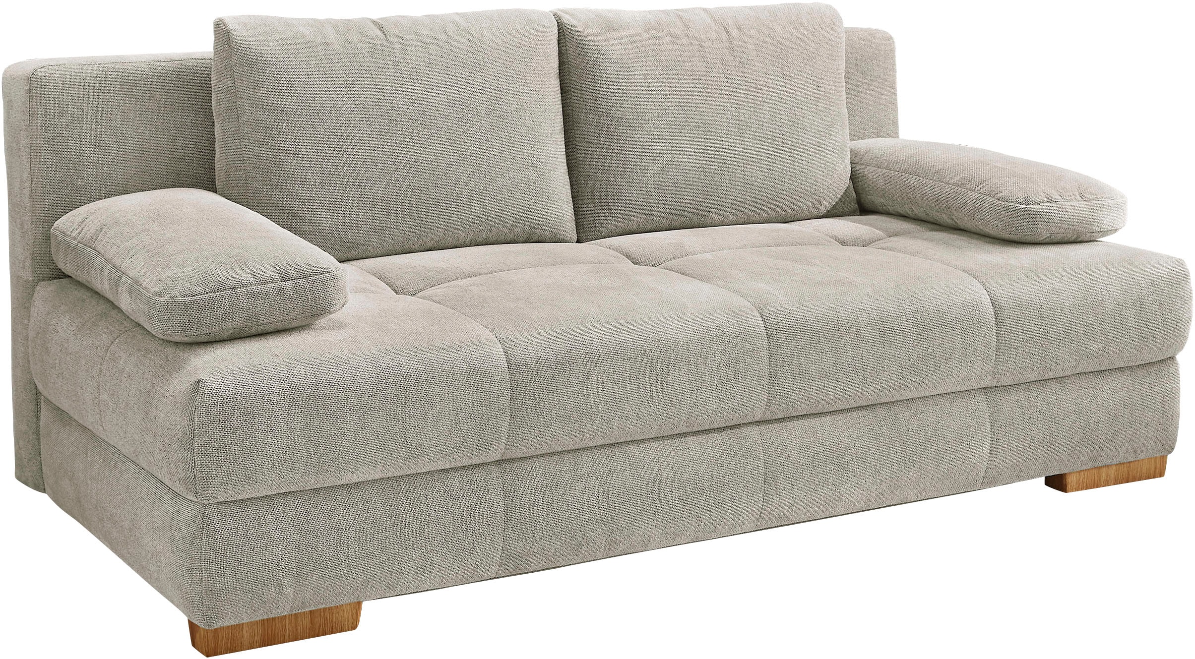 Jockenhöfer Gruppe Schlafsofa "Calli, Liegefl. 160x200 cm, Dauerschläfer, wahlweise mit Topper" mit Schlaffunktion & Bettkasten, Topper, Tonnentaschenfederkern