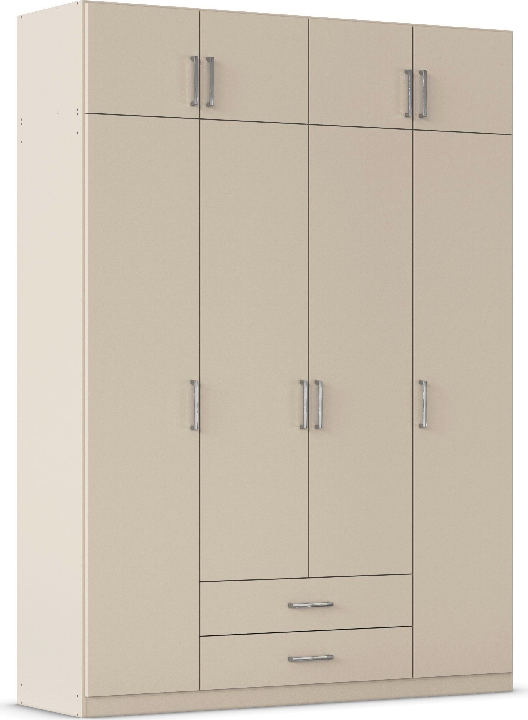 rauch Kleiderschrank "Schrank Garderobe Wäscheschrank GAMMA in 4 Breiten 91-226 cm" 3 verschiedene Ausstattungen BASIC/CLASSIC/PREMIUM (inkl. SOFT-CLOSE), mit Schubladen und Schrankaufsatz, schlichtes Design MADE IN GERMANY