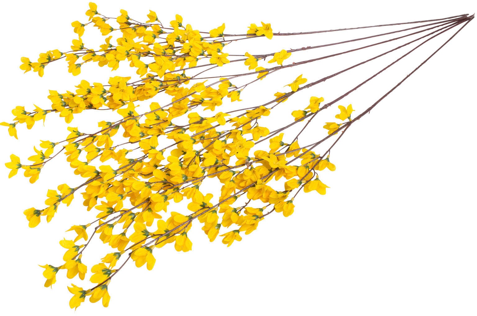 Botanic-Haus Kunstblume "Forsythienzweig mit 3 Stielen" günstig online kaufen