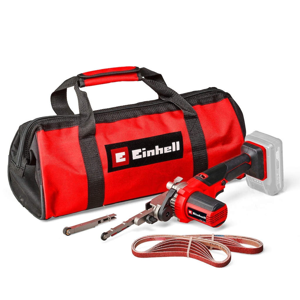 Einhell Akku-Bandfeile »TE-BF 18 Li-solo«, (Packung, 16 tlg.)