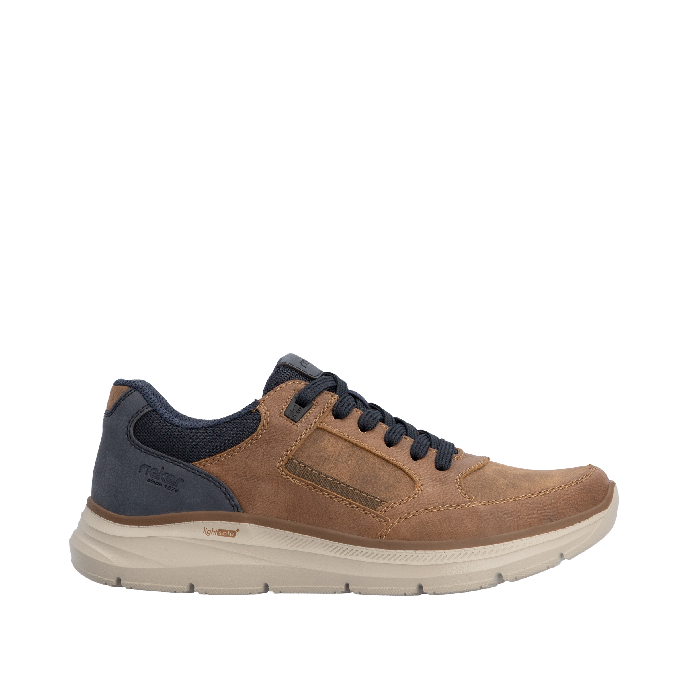 Rieker Sneaker  Schnürschuh, Halbschuh mit Kontrastbesatz, schmale Form