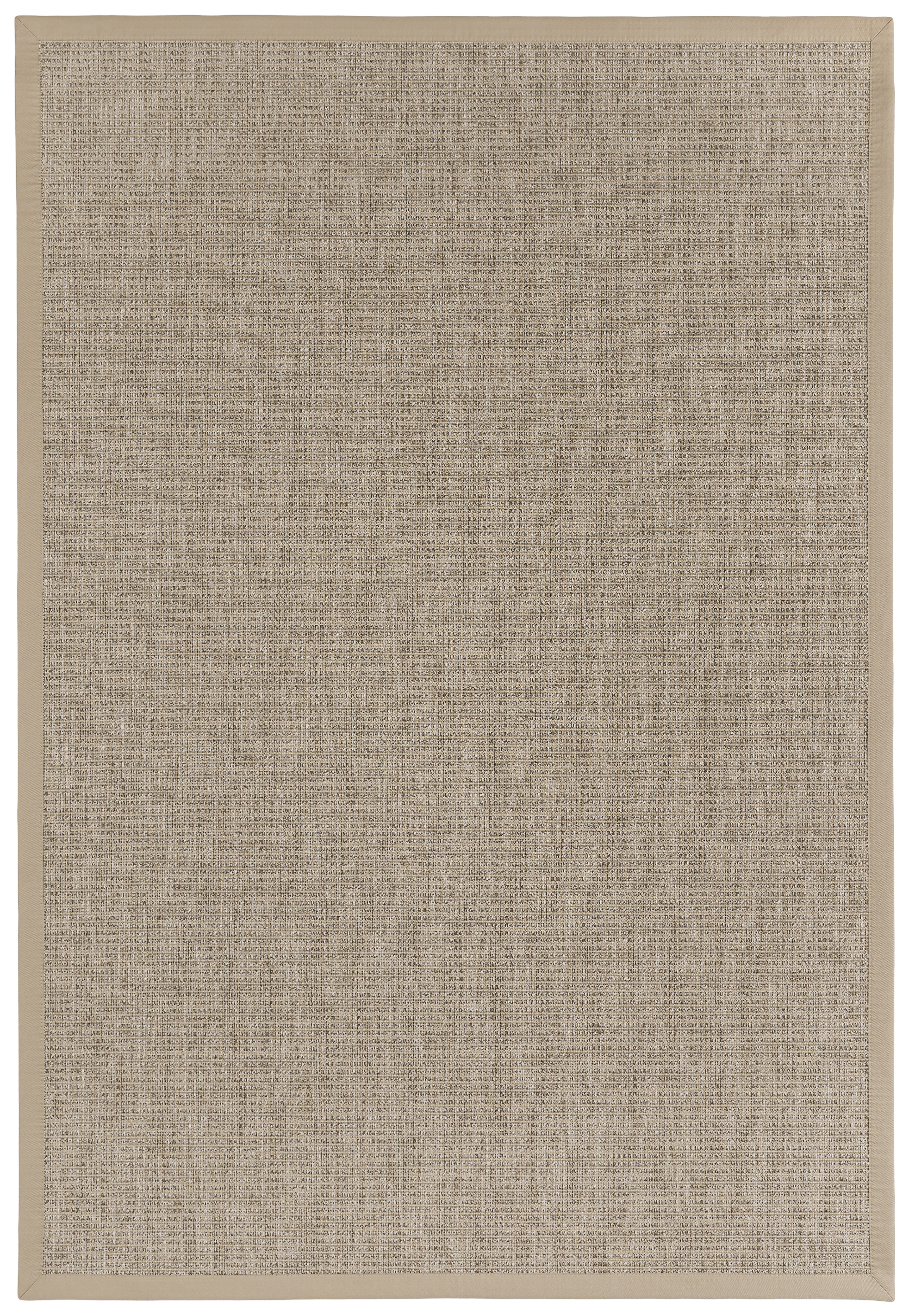 Thumbnail - Dekowe Teppich "Basic S2 Rustic" rechteckig 10 mm Höhe meliert, Sisaloptik, mit Bordüre, In- und Outdoor geeignet