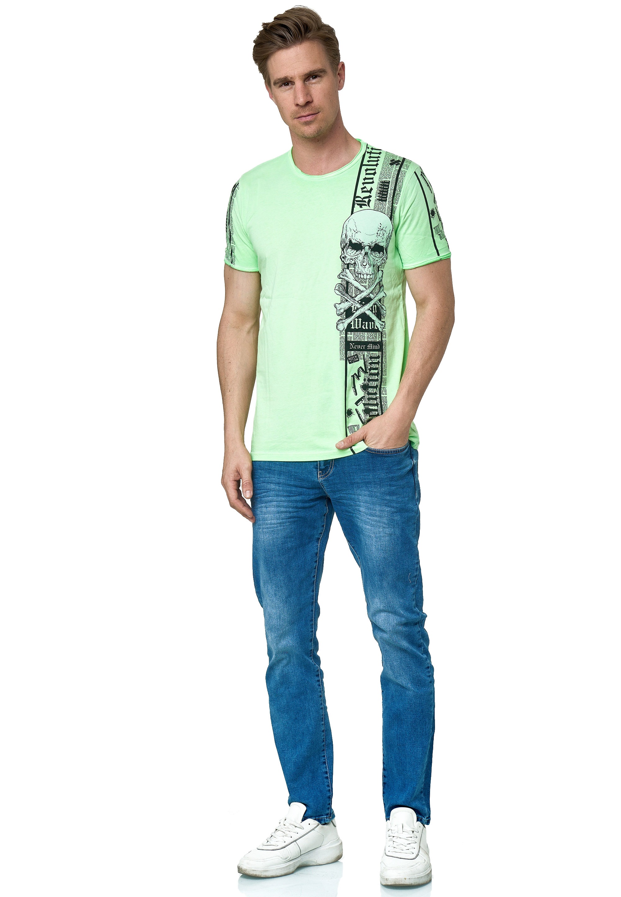 Rusty Neal T-Shirt, im verwaschenen Look