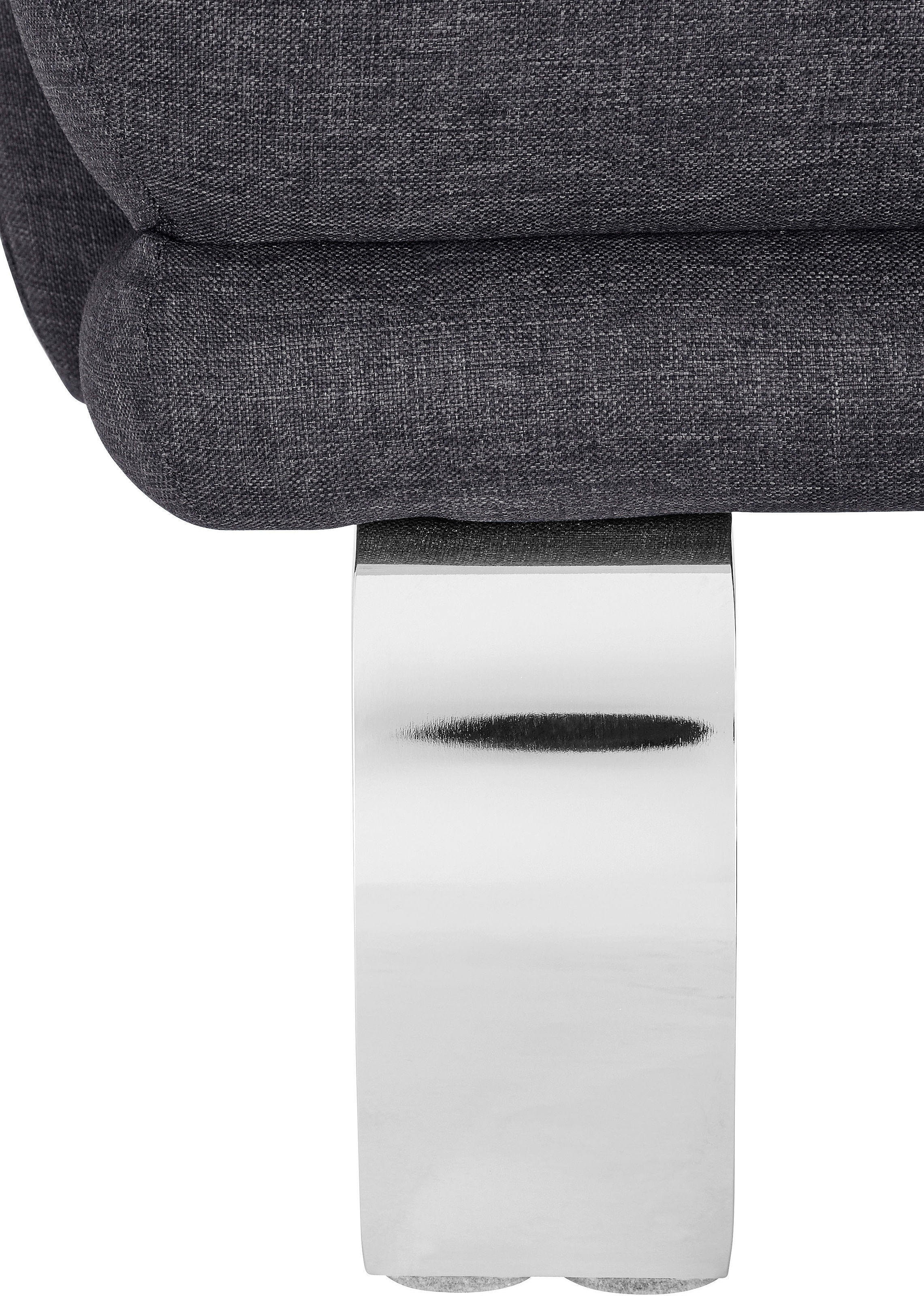 TRENDMANUFAKTUR 3-Sitzer »Cecilia II, mit italienischem Design, tollen Details«, mit tollem Sitzkomfort und Designfuß