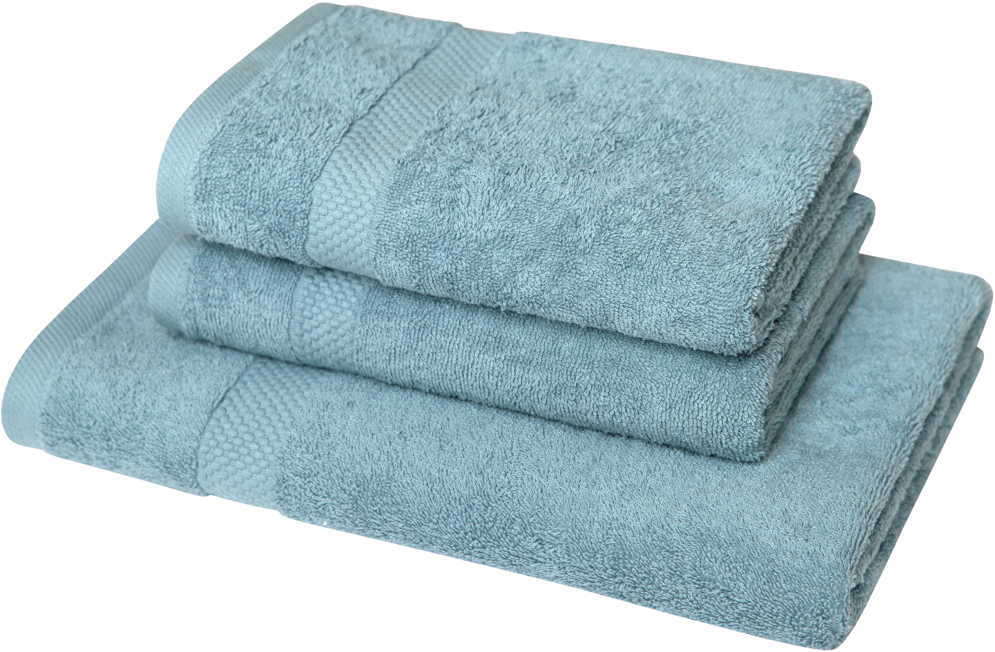 Dyckhoff Handtuch Set "Planet" Set 3 Stk. Walkfrottier 2 Handtücher (50x100cm), 1 Duschtuch (70x140cm)