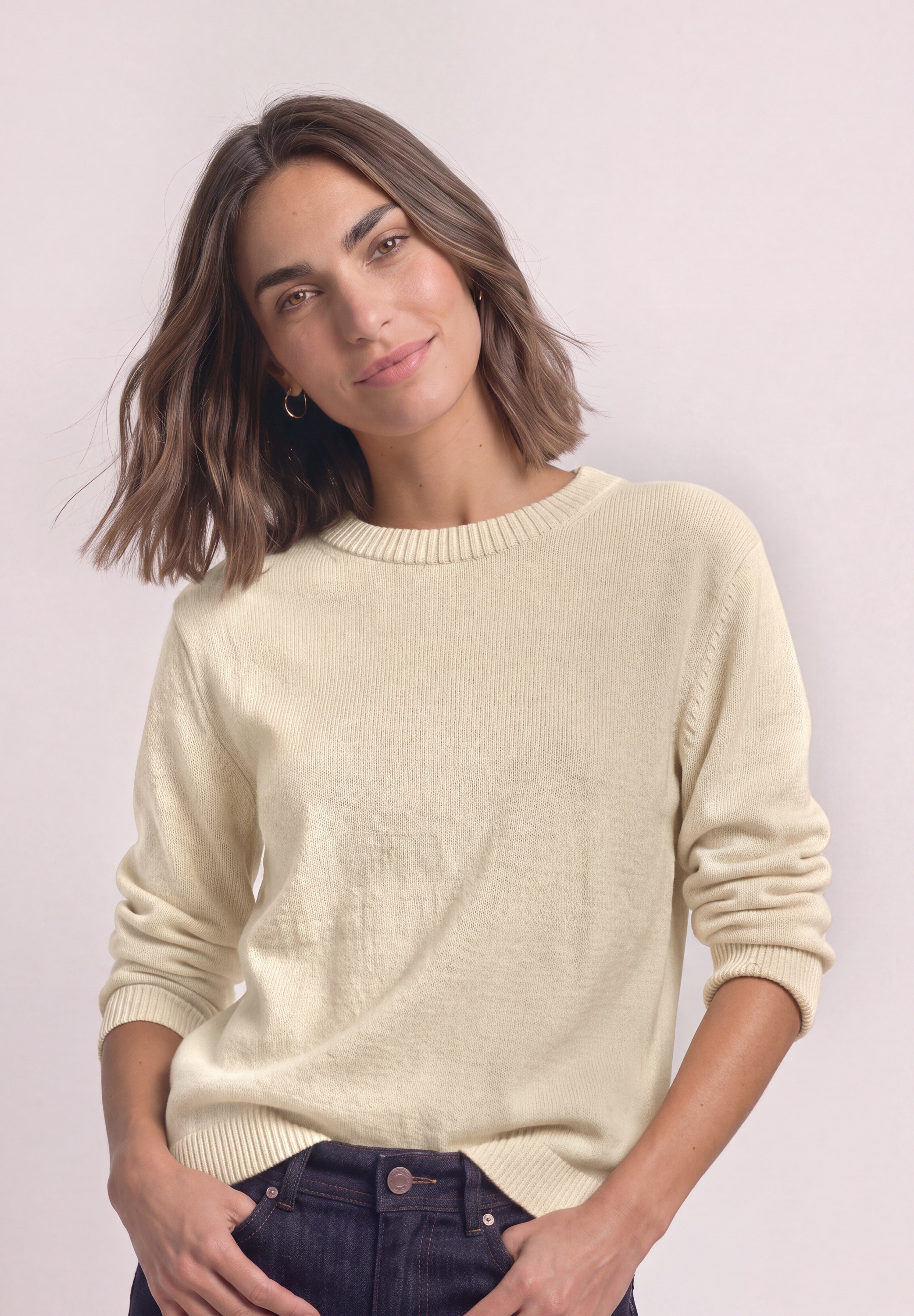 STREET ONE Strickpullover mit U-Boot-Ausschnitt