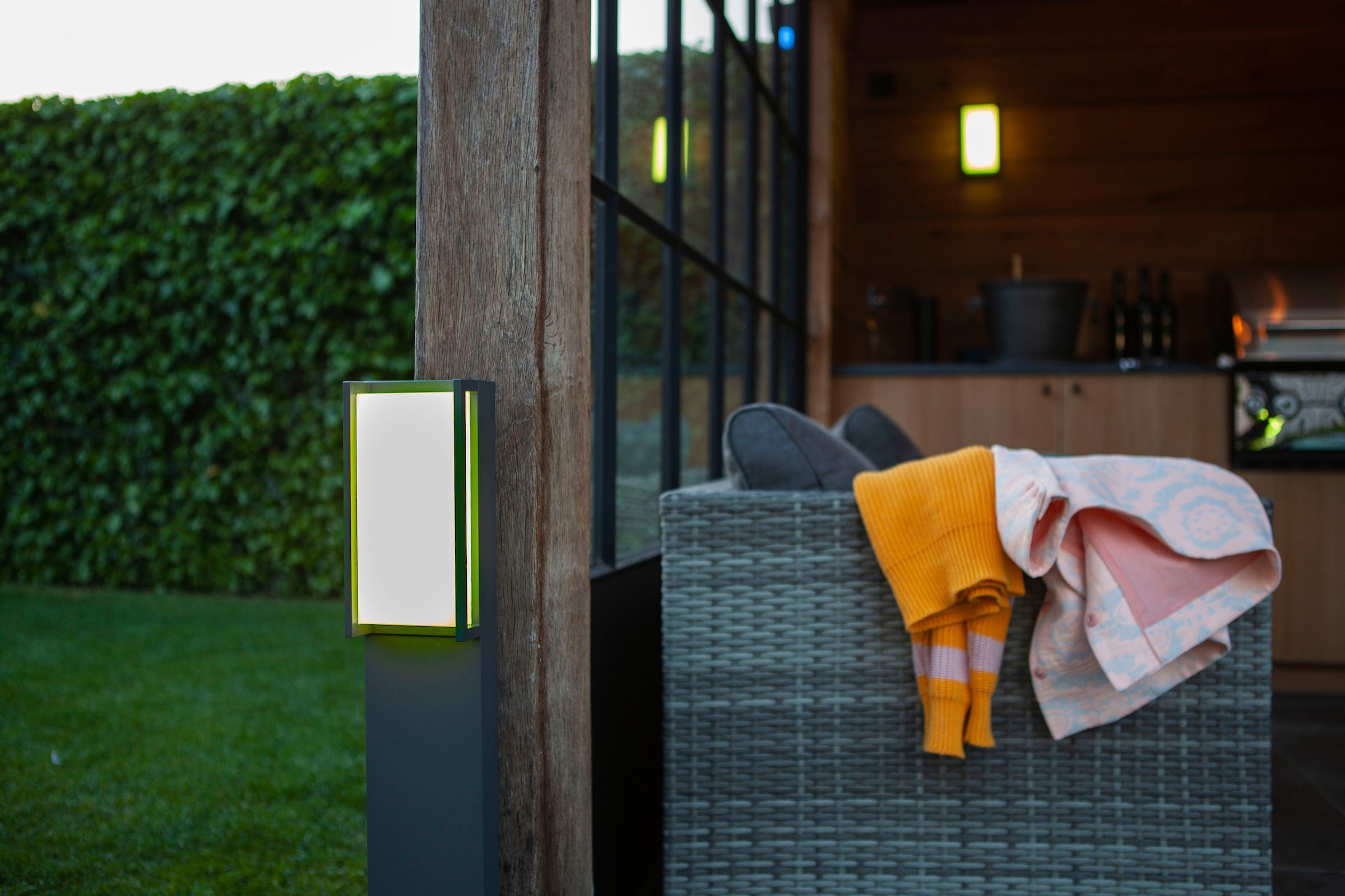 LUTEC Smarte LED-Leuchte »QUBO«, Leuchtmittel LED-Modul | LED fest integriert, Smart-Home