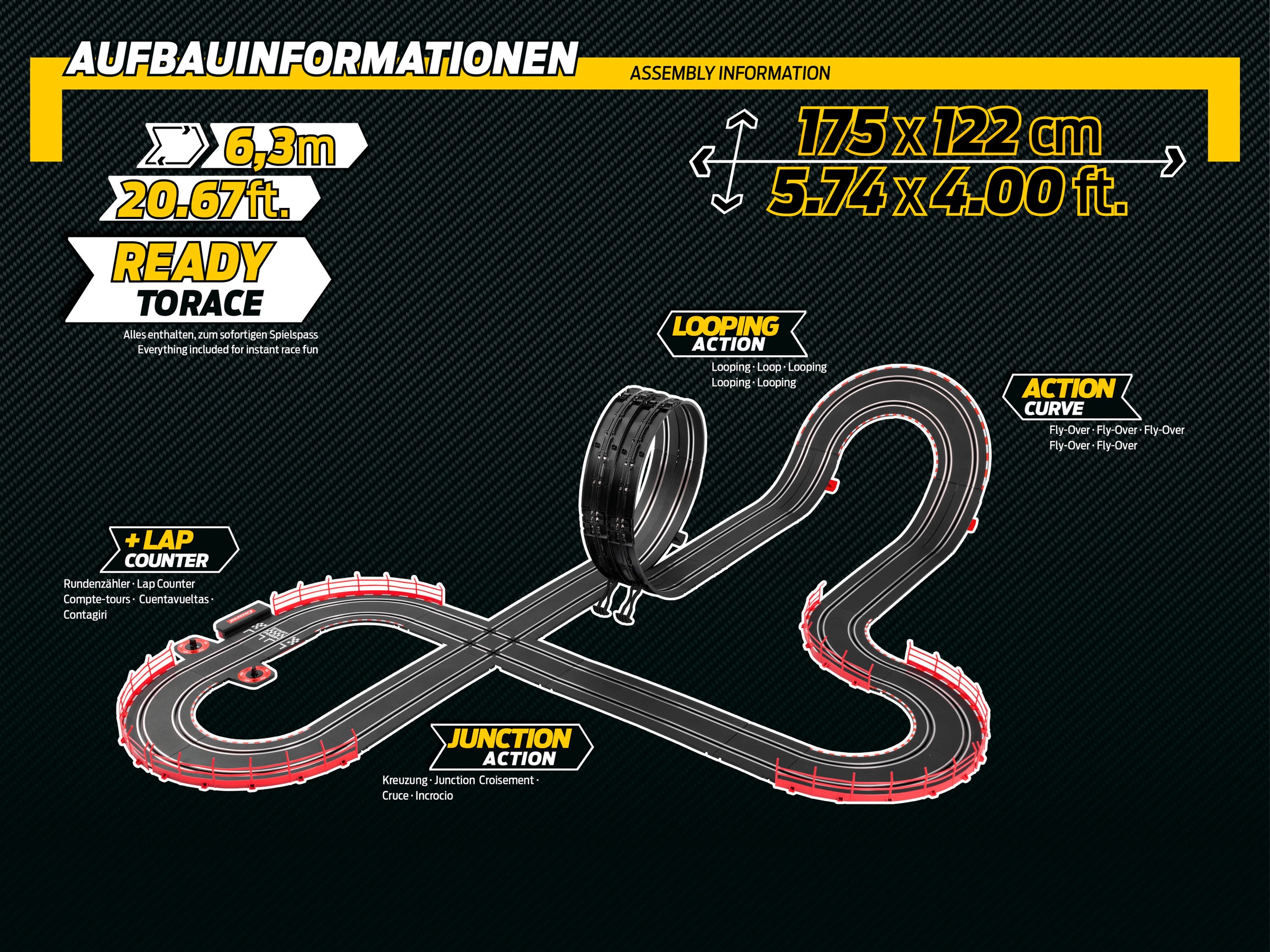 Carrera® Autorennbahn »Carrera GO!!! Speed Zone«