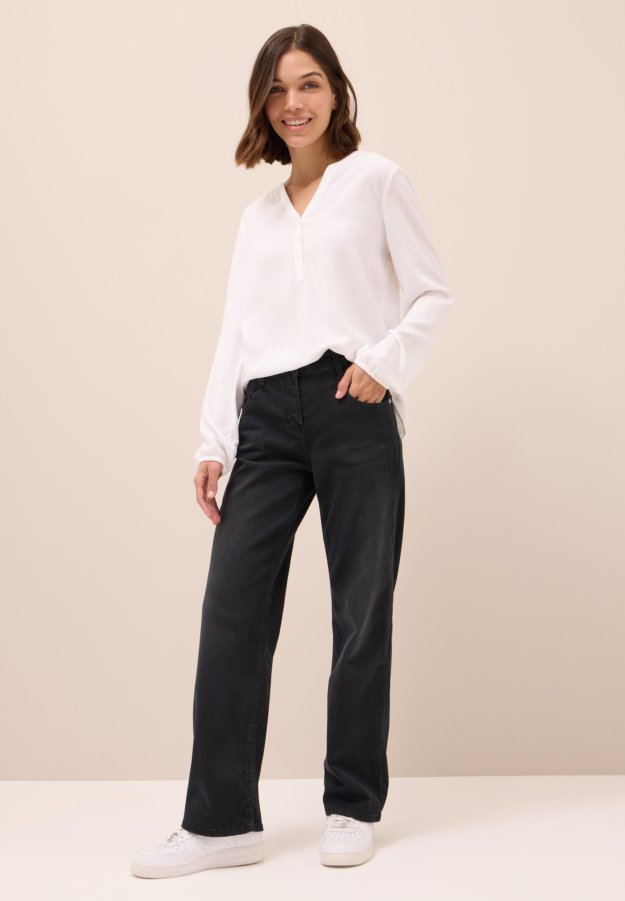 Cecil Loose-fit-Jeans, High Waist