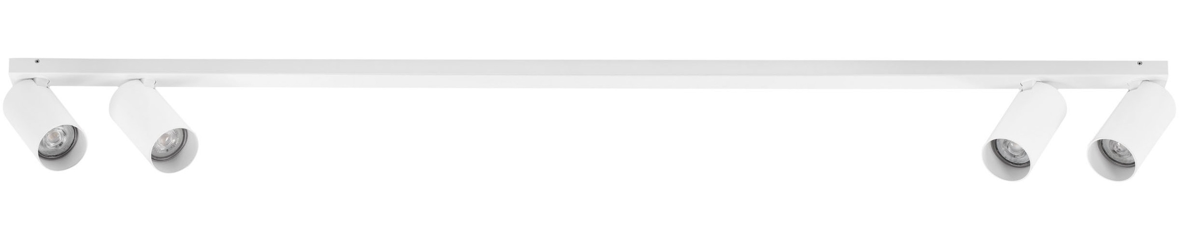 NOVA LUCE Deckenleuchte "OSO", 4, H: 8cm, 1 Stk.weiß, Wohnzimmer, Leuchten