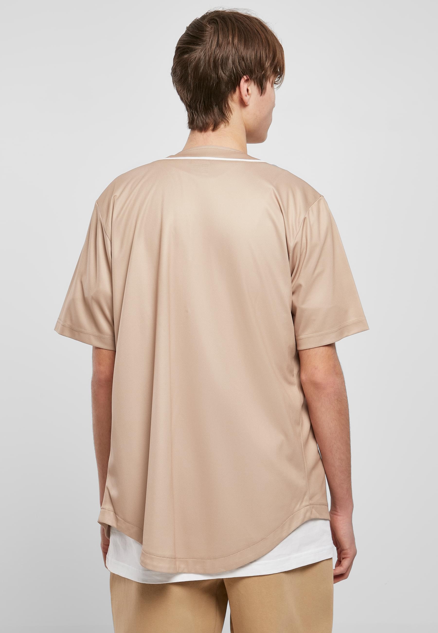 URBAN CLASSICS T-Shirt »Urban Classics Herren Baseball Mesh Jersey«, (1 tlg.)