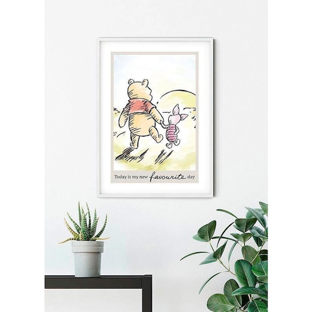 Komar Poster »Winnie Pooh Today«, Disney, (1 St.), Kinderzimmer,  Schlafzimmer, Wohnzimmer | BAUR