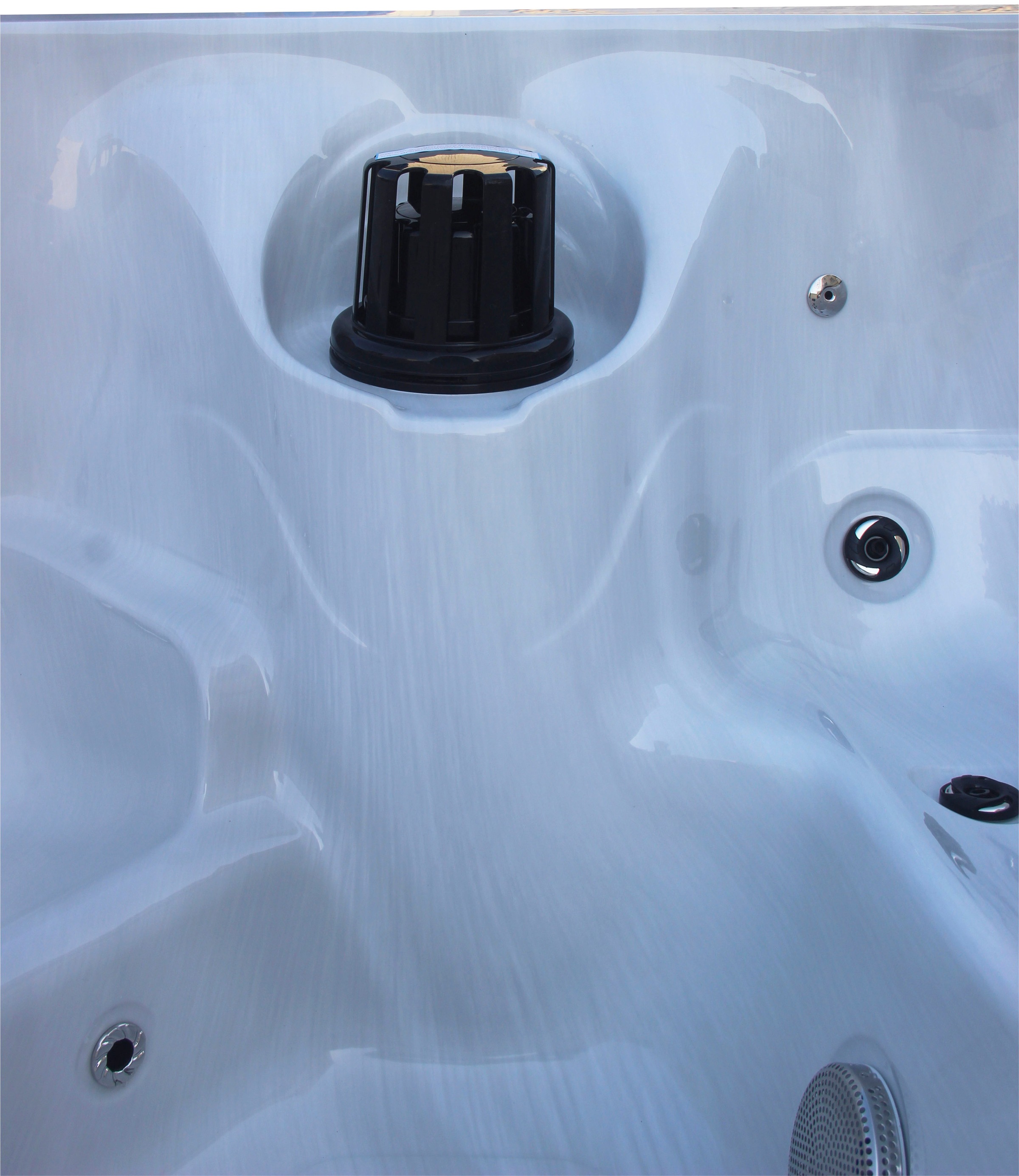Sanotechnik Whirlpool »PALMA«, (Set), 190x190x86 cm, inkl. Einstiegsleiter und Abdeckung