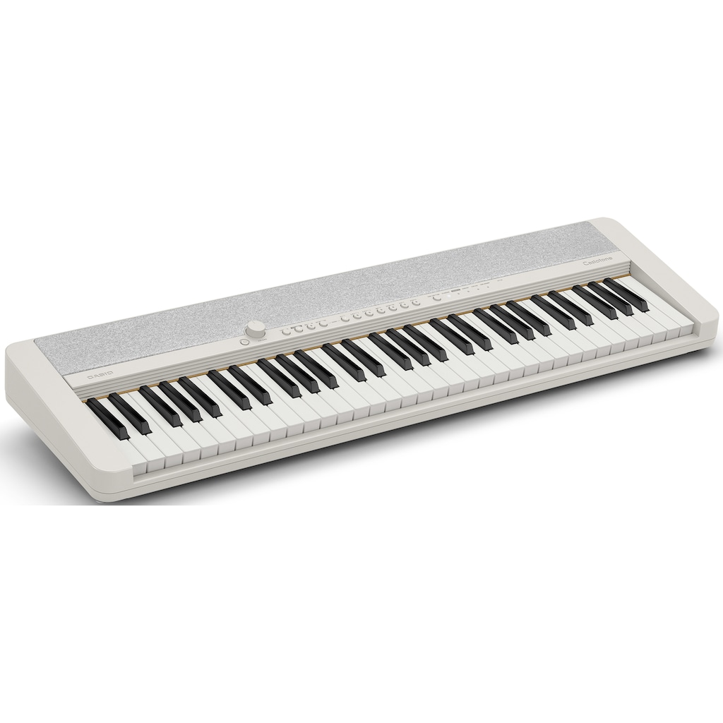 CASIO Keyboard »Piano-Keyboard-Set CT-S1WESET«, (Set, inkl. Keyboardständer, Sustainpedal und Netzteil), ideal für Piano-Einsteiger und Klanggourmets;