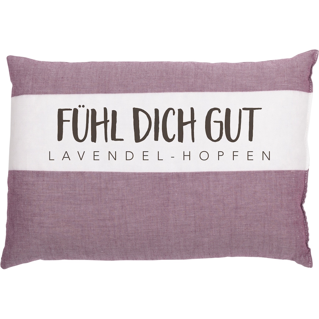 herbalind Kräuterkissen »Fühl dich gut Lavendel-Hopfenkissen 5021«, (1 tlg.)