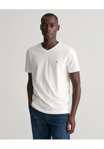 Gant Marškinėliai »SLIM SHIELD V-NECK T-SHI...