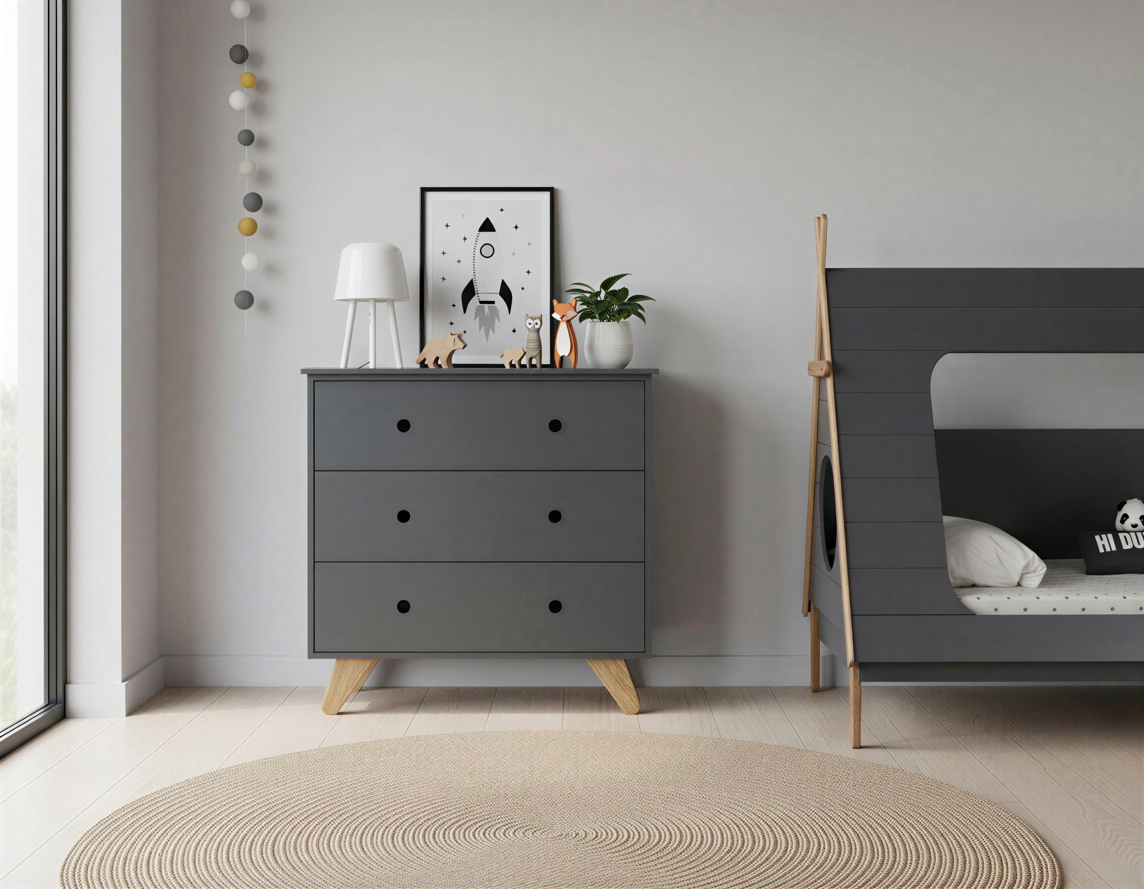 Lüttenhütt Schubkastenkommode »Dolidoo« im modernen Scandi Design