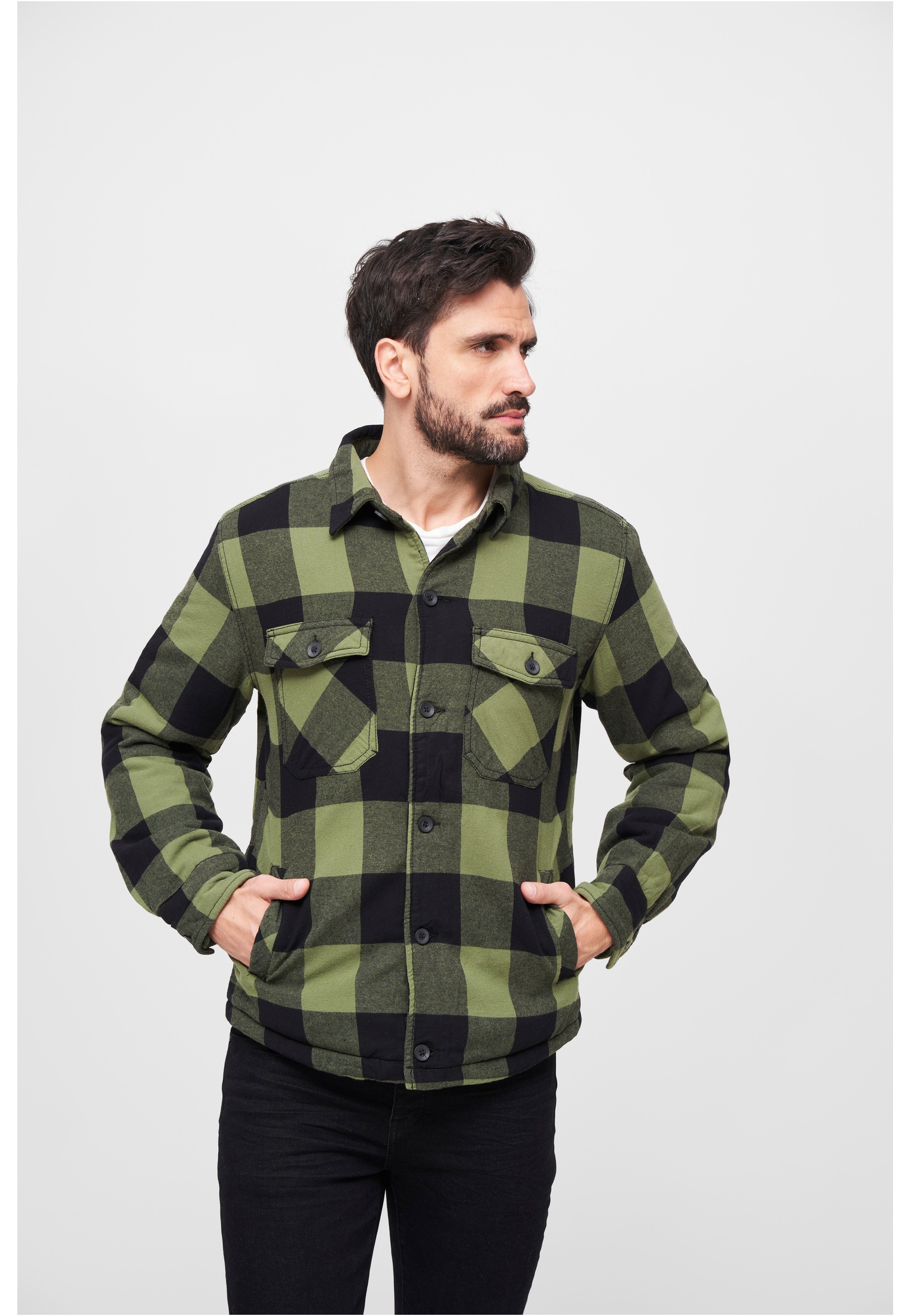 Brandit Anorak "Brandit Herren Lumberjacket", (1 St.), ohne Kapuze