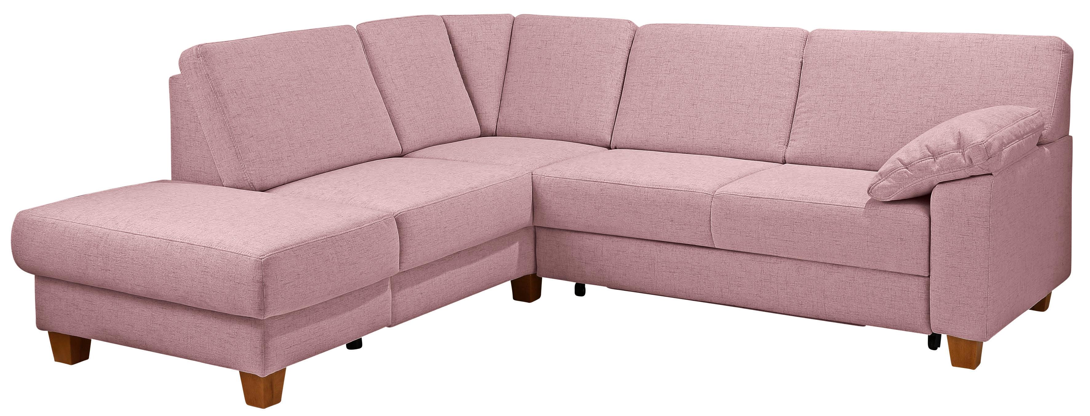 Home affaire Ecksofa "Belfort L-Form" mit Federkern, wahlweise mit Schlaffunktion und Stauraum