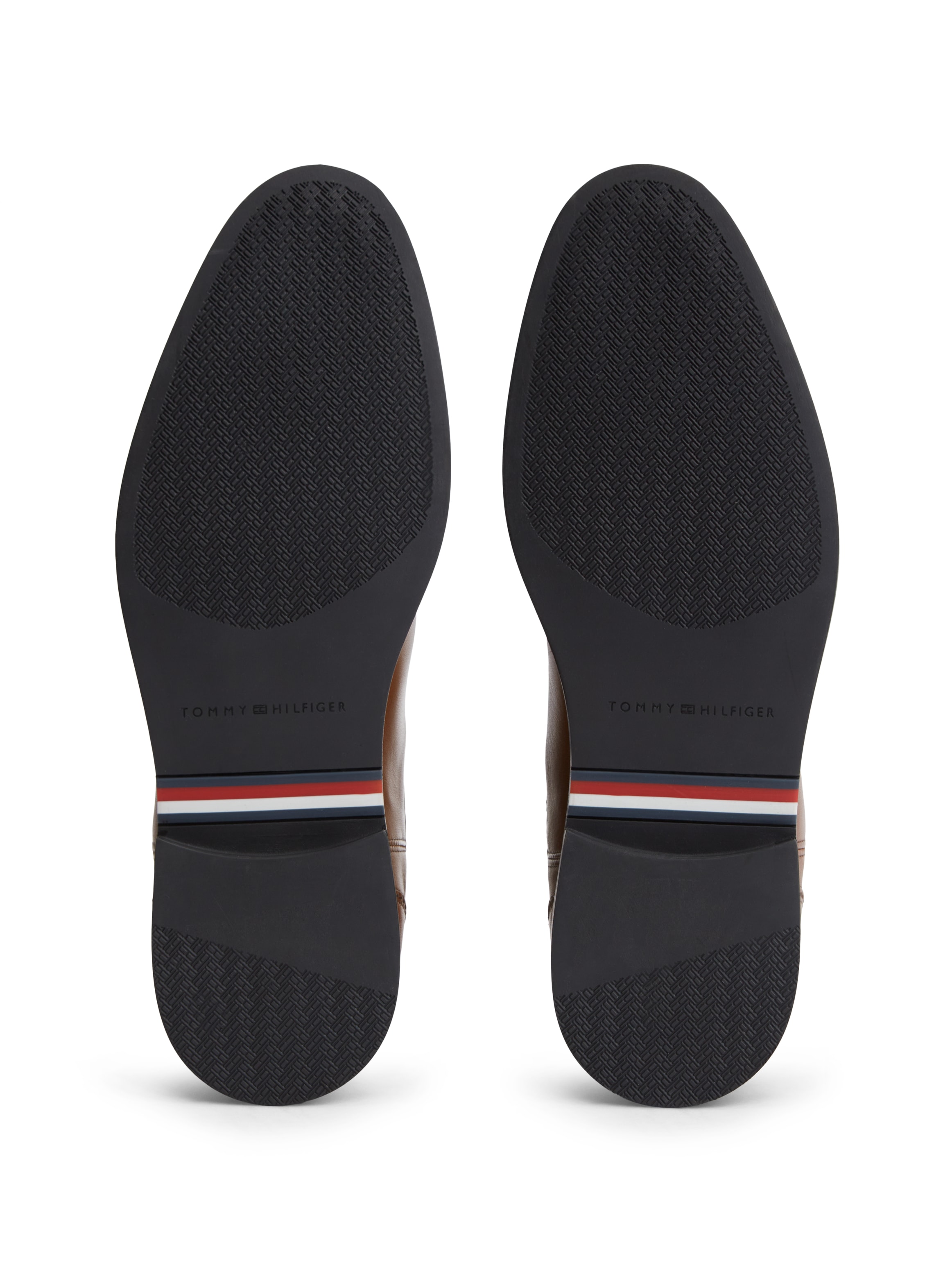 Tommy Hilfiger Chelseaboots »CORPORATE DRESSY LTH CHELSEA«  Stiefelette, Businessboots mit Used Finish
