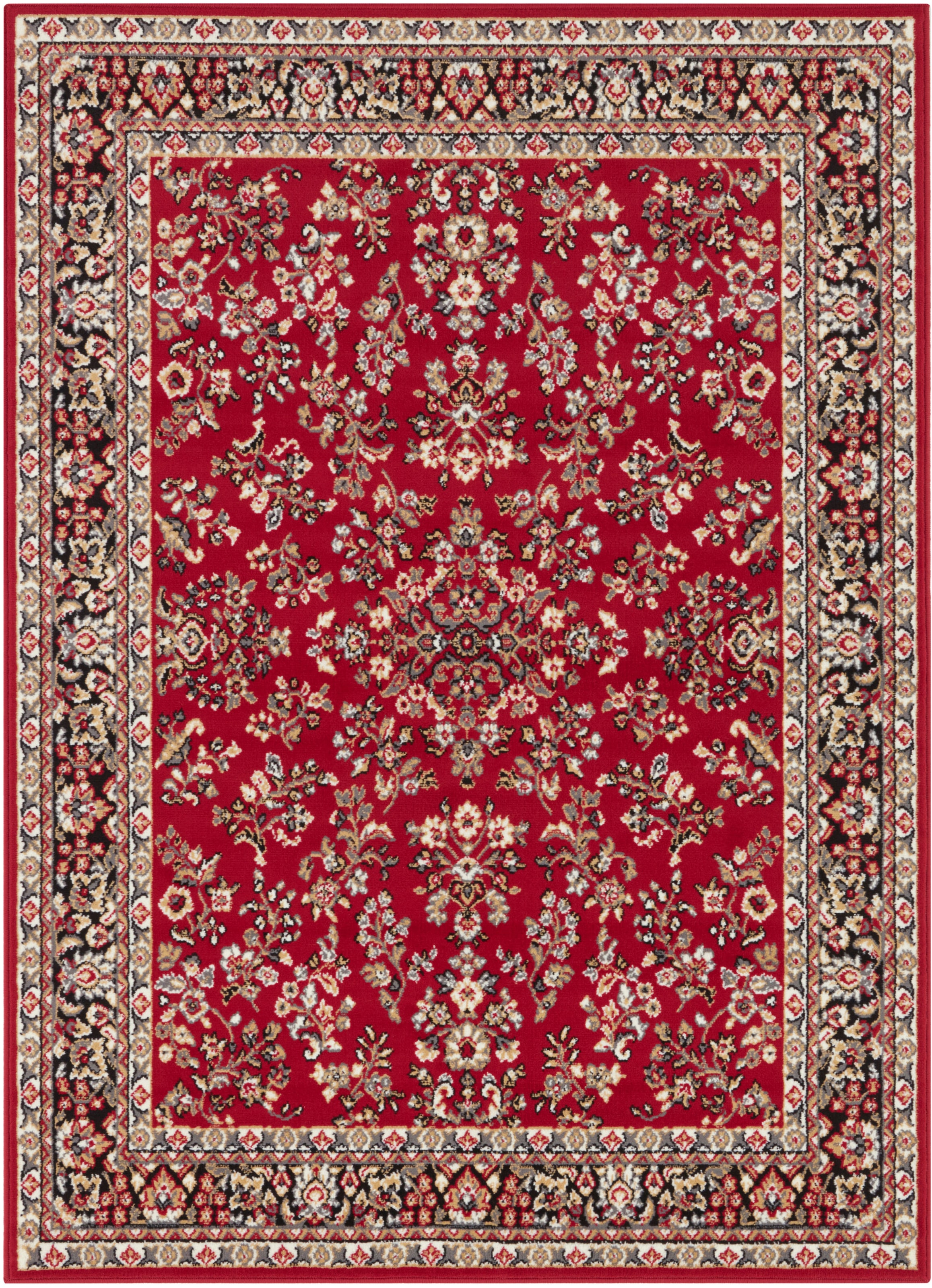my home Teppich »Halton«, rechteckig, 8 mm Höhe, Kurzflor, Orient-Optik, mit Bordüre, Läufer, pflegeleicht, gekettelt