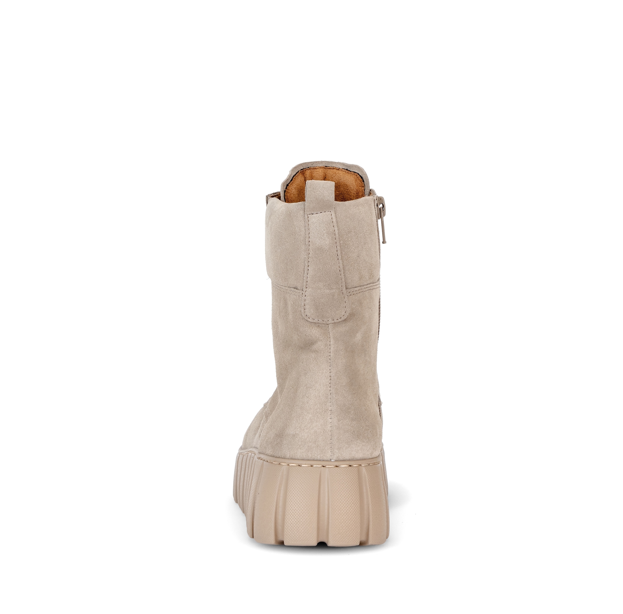 Gabor Schnürboots  Plateau, Herbstboots mit gepolstertem Schaftrand, G-Weite