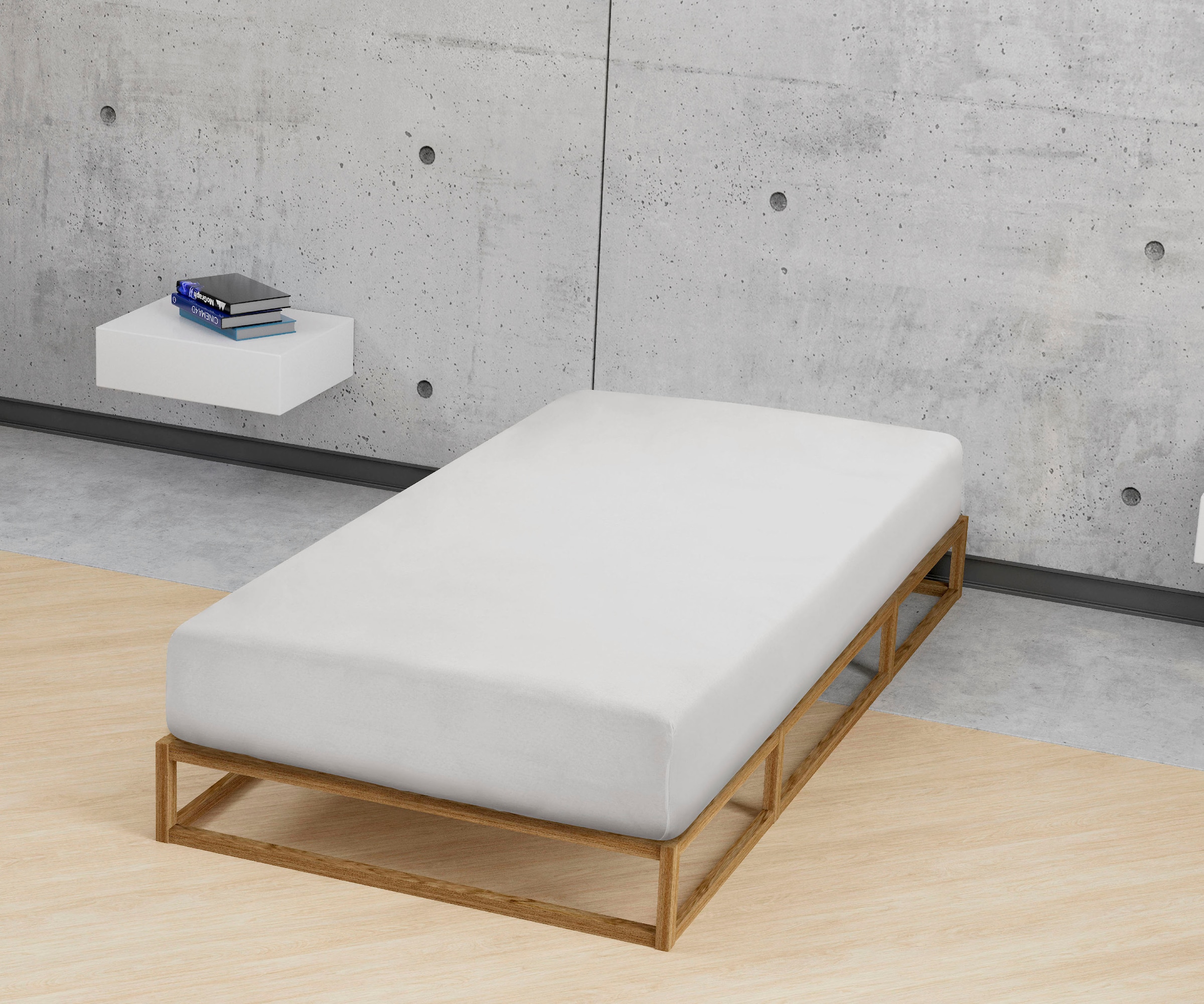 Biberna Spannbettlaken "Biber in Gr. 90x200, 140x200 oder 180x200 cm" aus B günstig online kaufen