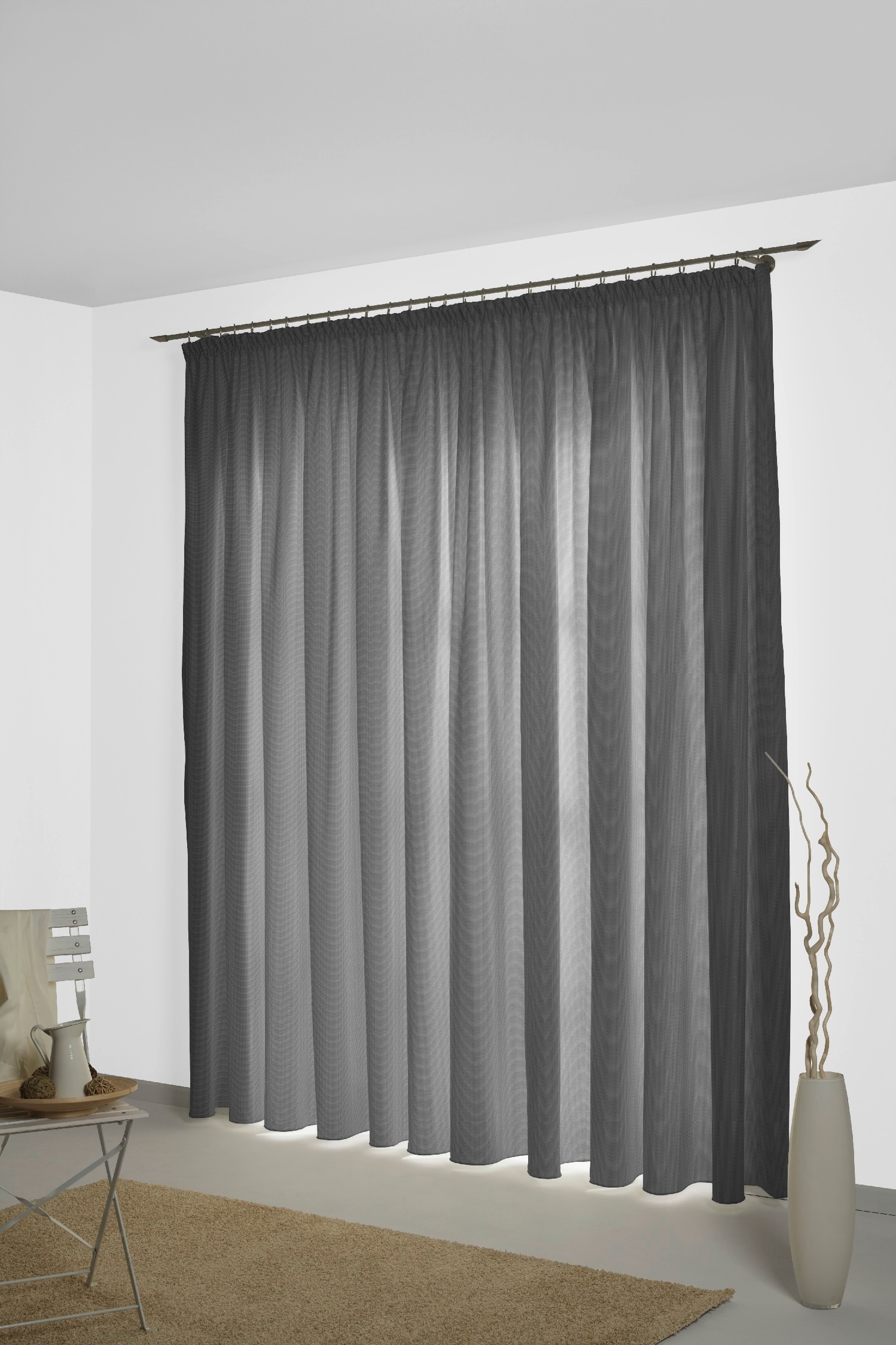 Wirth Vorhang "Neveres" 1 Stk. tlg. günstig online kaufen