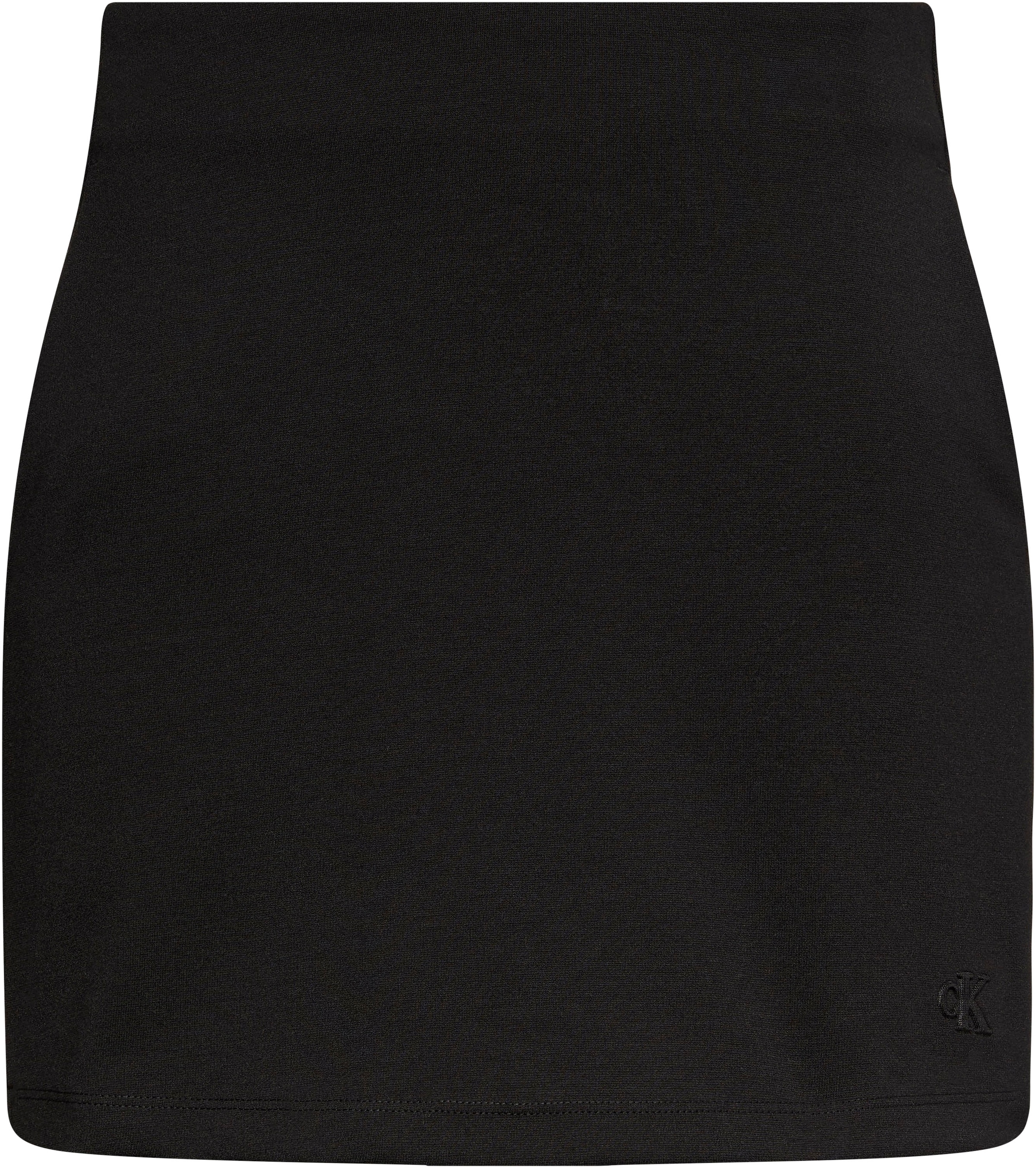 Calvin Klein Jeans Minirock "INTERLOCK MINI SKIRT" Figurbetonte Passform günstig online kaufen
