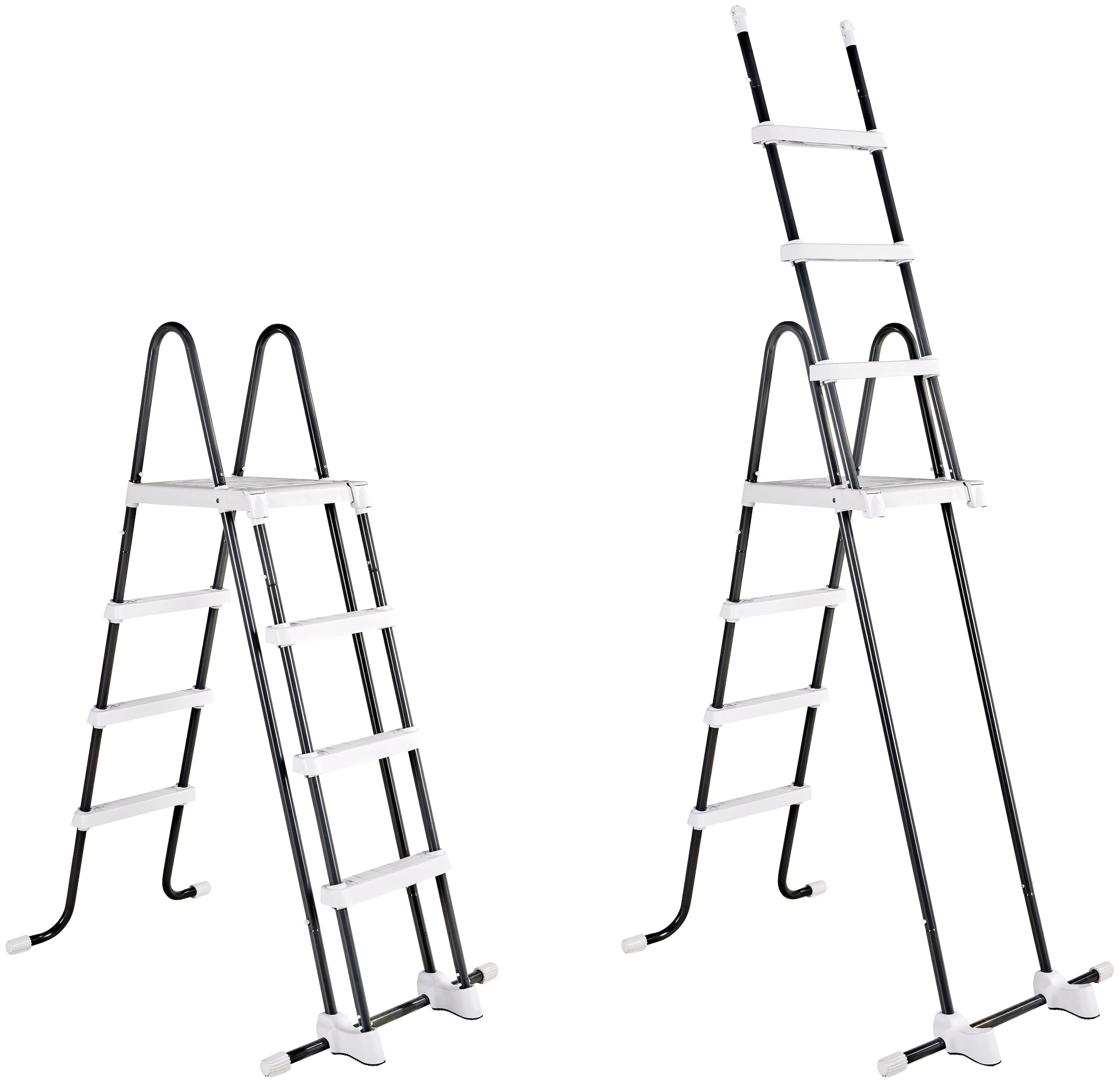 EXIT Framepool »inkl. Sicherheitsleiter«, (Set, 4 tlg.), ØxH: 450x122 cm, mit Kartuschenfilteranlage und Filterkartusche