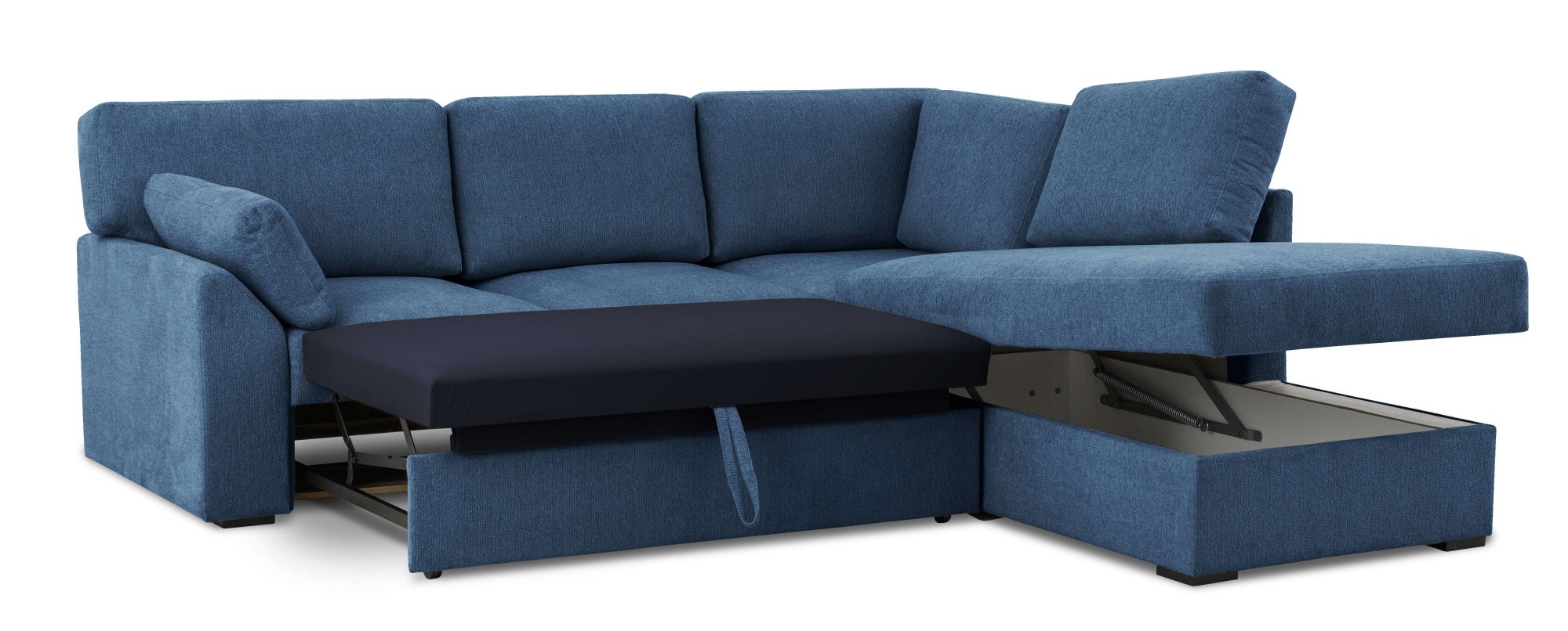Home affaire Ecksofa »Citry«, Breite 242 cm, Chenille, Bettfunktion, Bettkasten, L-Form