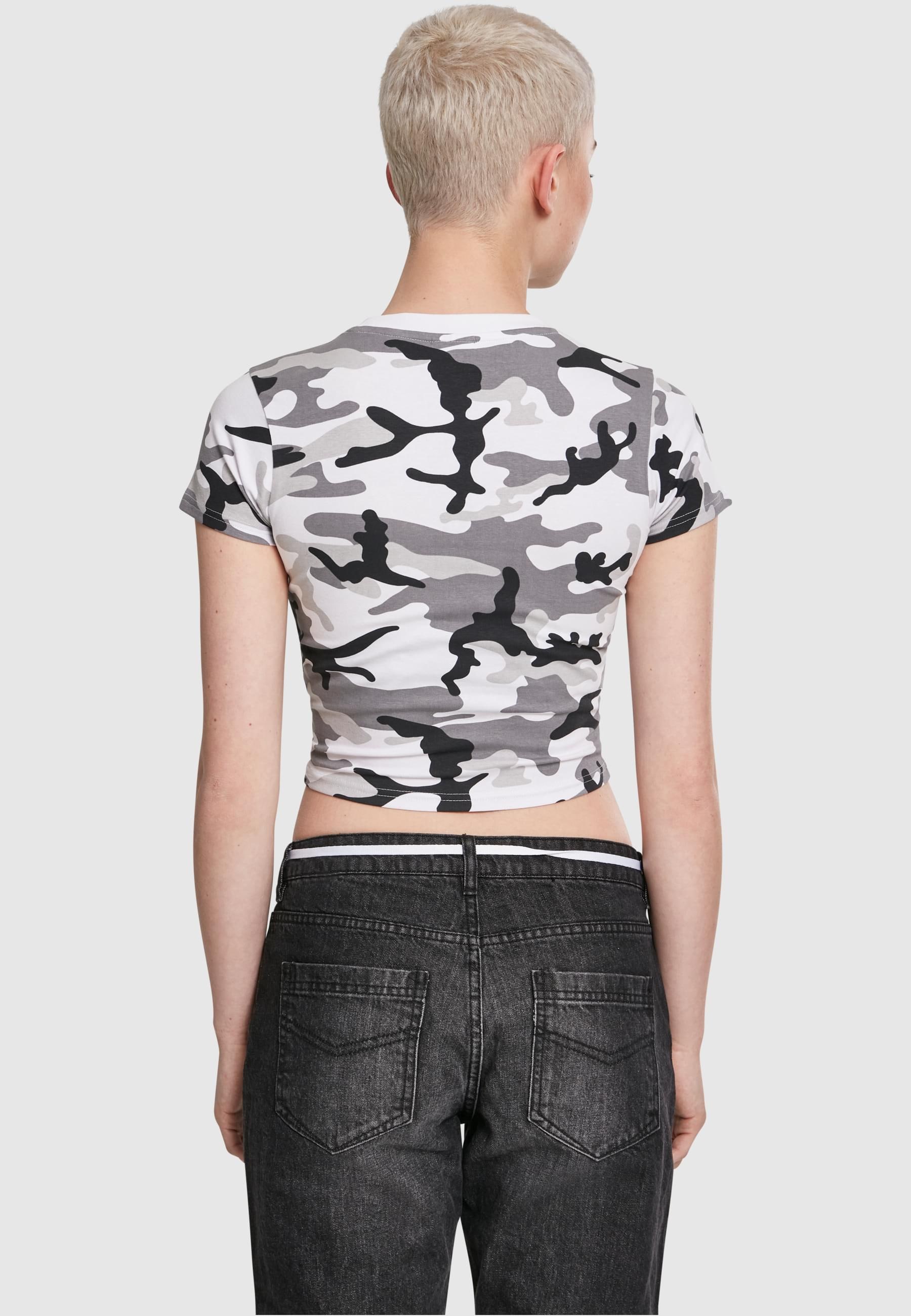 URBAN CLASSICS Kurzarmshirt »Urban Classics Damen Ladies Stretch Jersey Cropped Tee«, (1 tlg.)