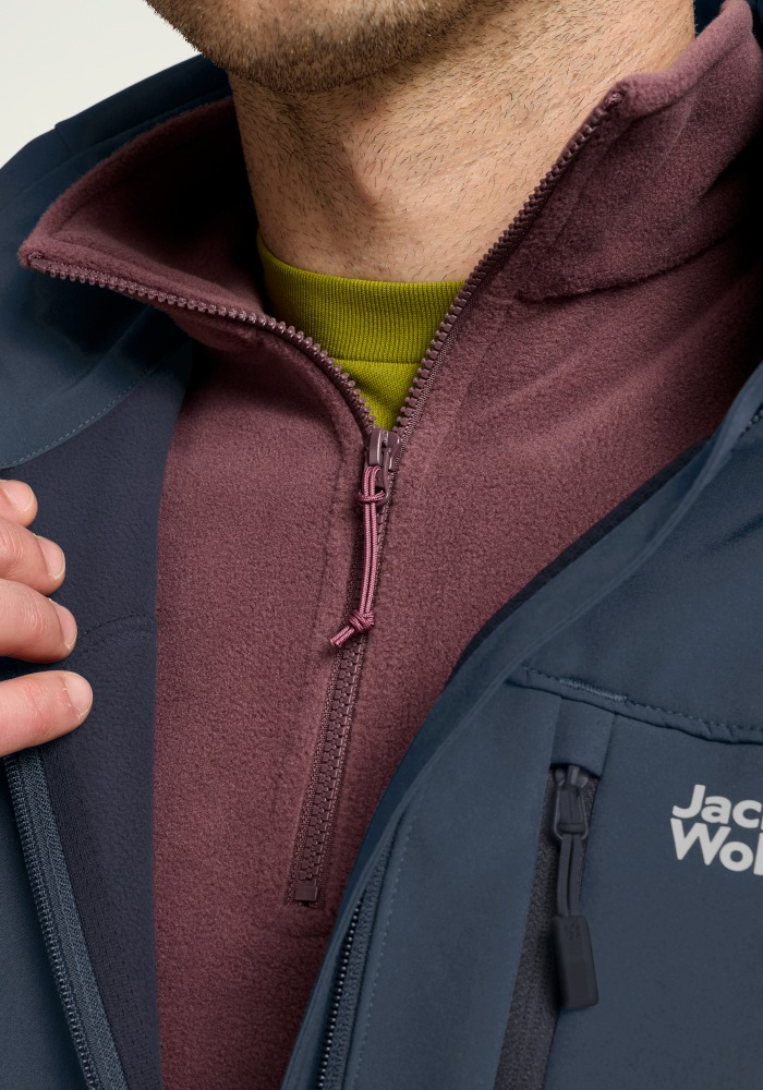 Jack Wolfskin Outdoorjacke »WILD WINDS JKT M« mit flexiblem Obermaterial aus Polyester und Elasthan