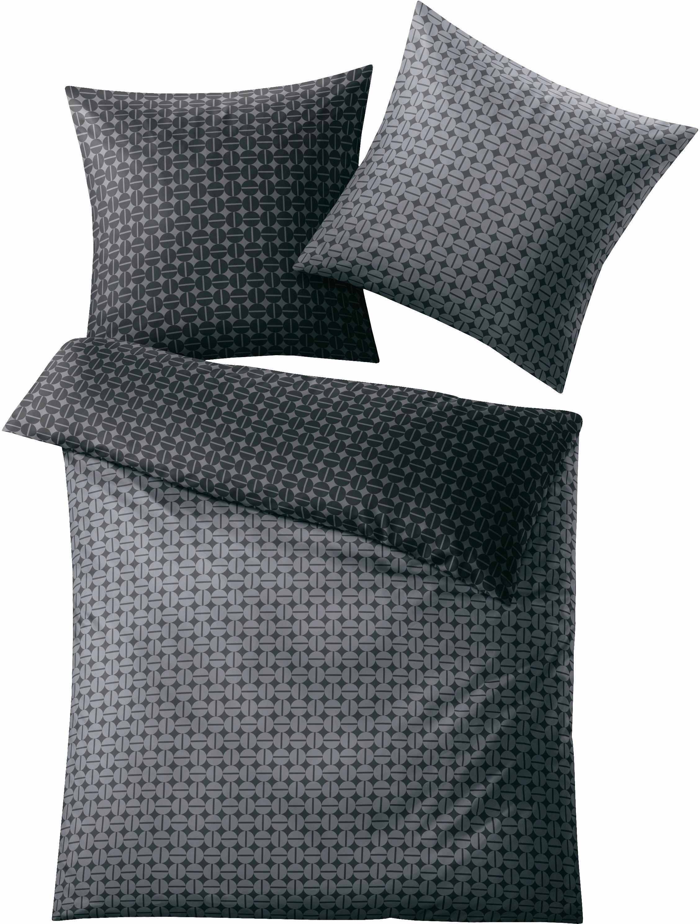 Kleine Wolke Wendebettwäsche "Punto" 2 Stk. mit graphischem Muster günstig online kaufen