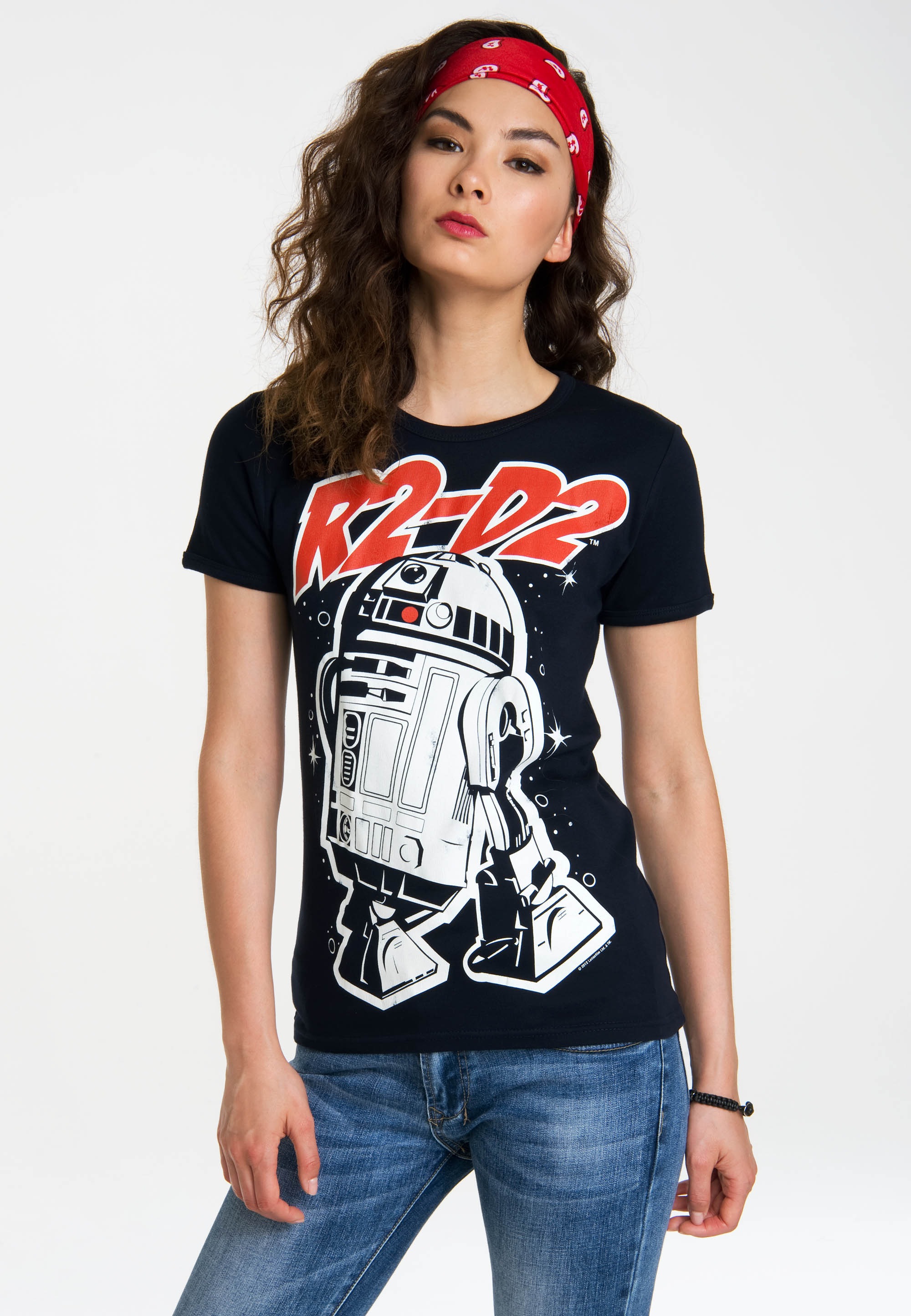mit | Originaldesign LOGOSHIRT lizenzierten für T-Shirt »R2-D2«, BAUR kaufen